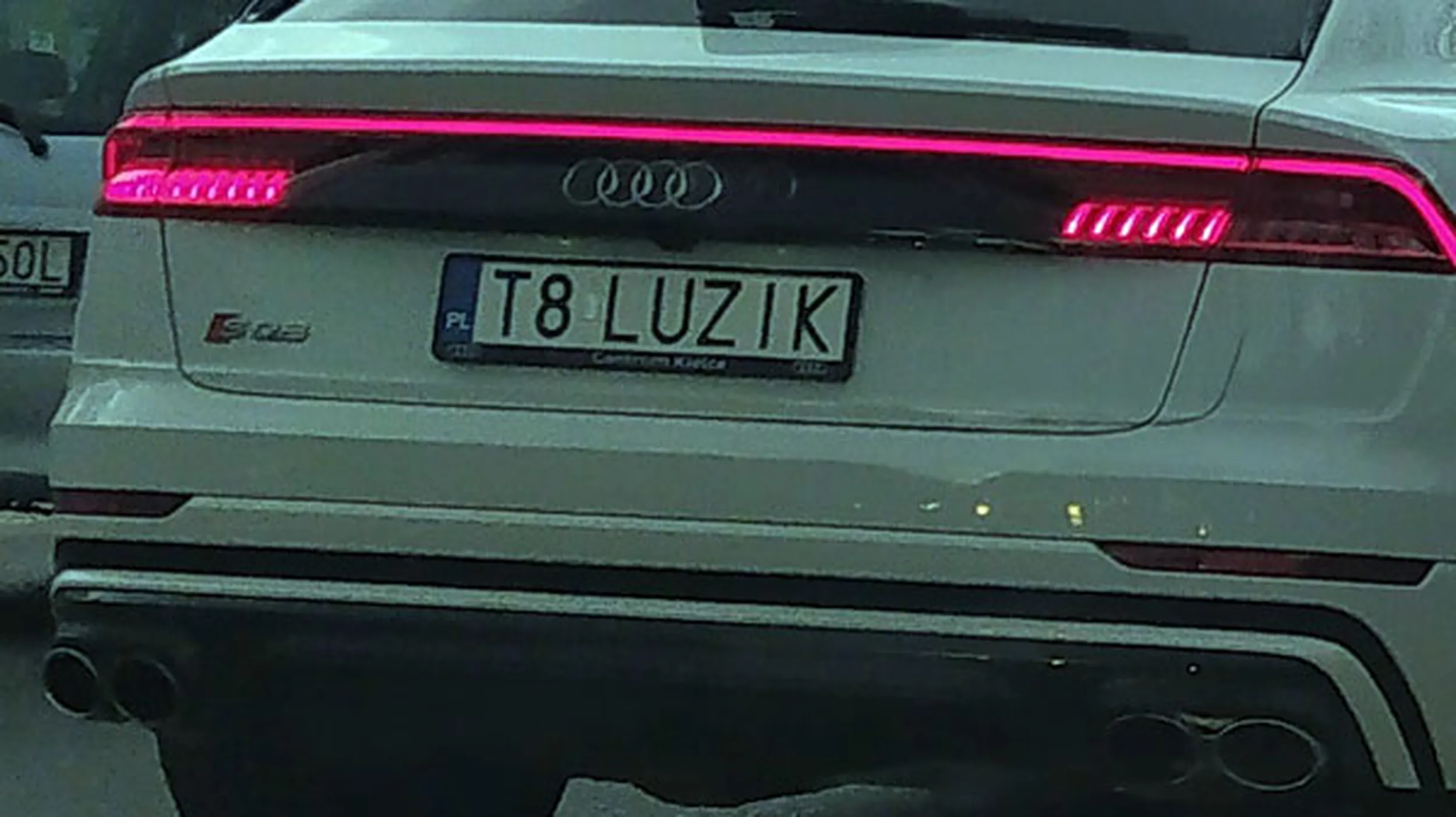 Fajny numer, blacha T8 LUZIK