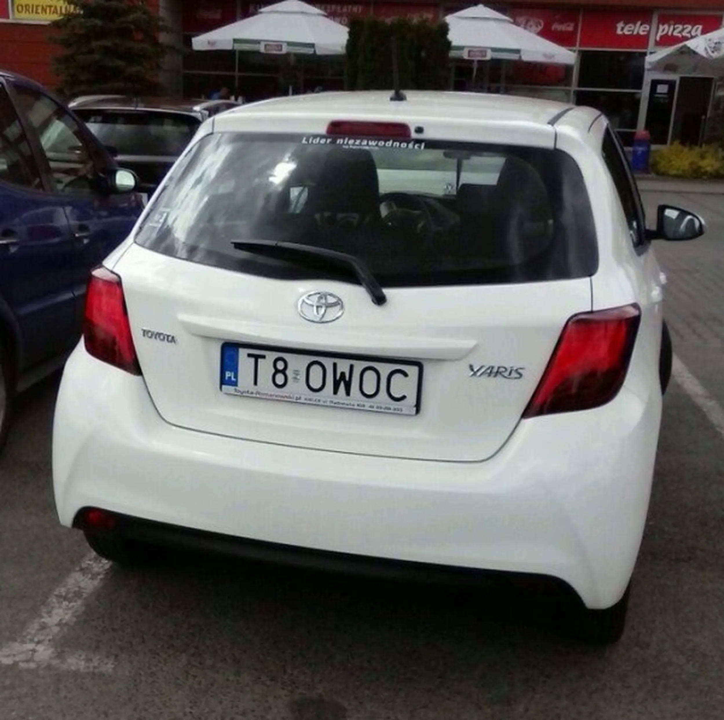 Fajny numer, blacha T8 OWOC