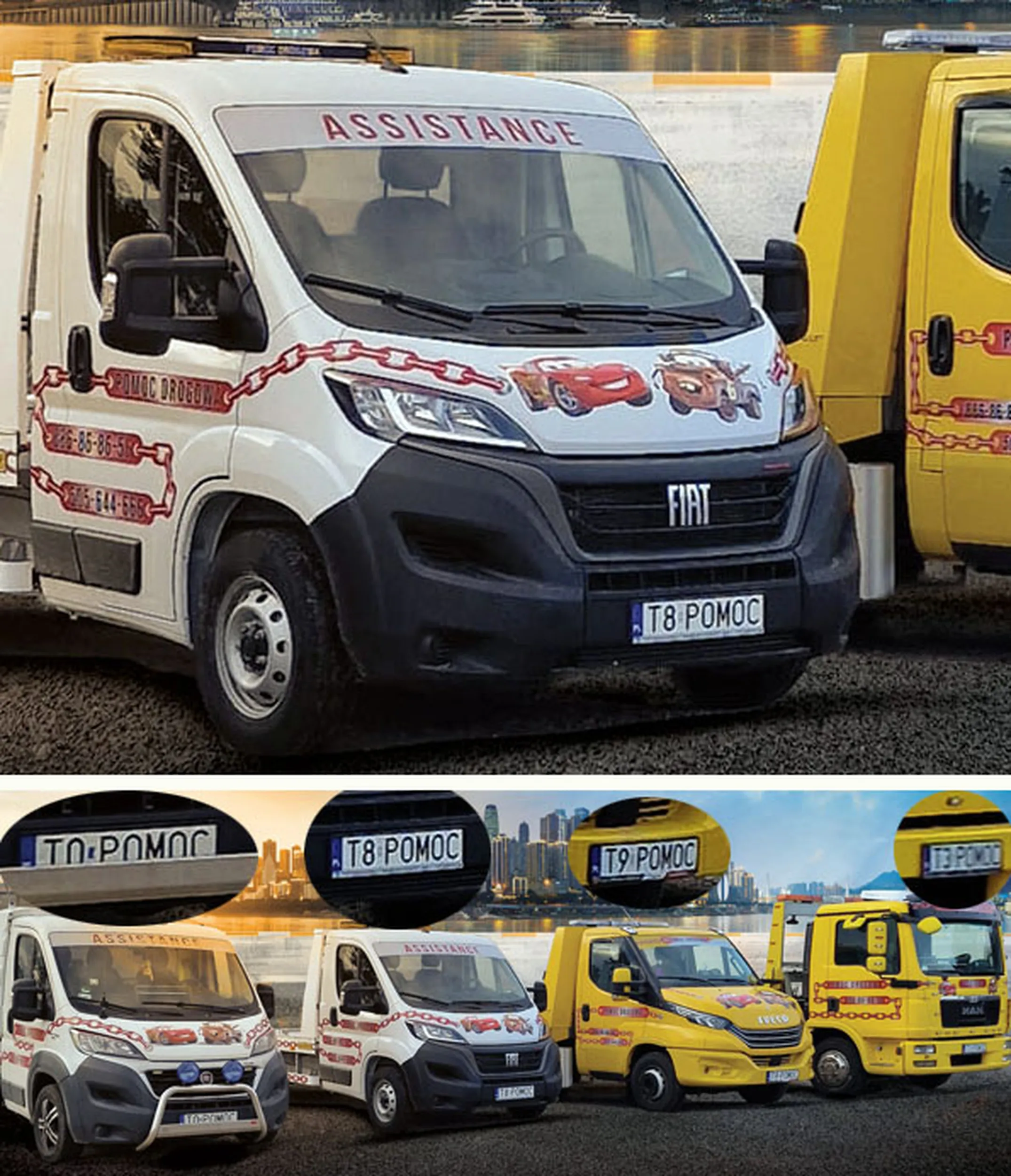 Fajny numer, blacha T8 POMOC