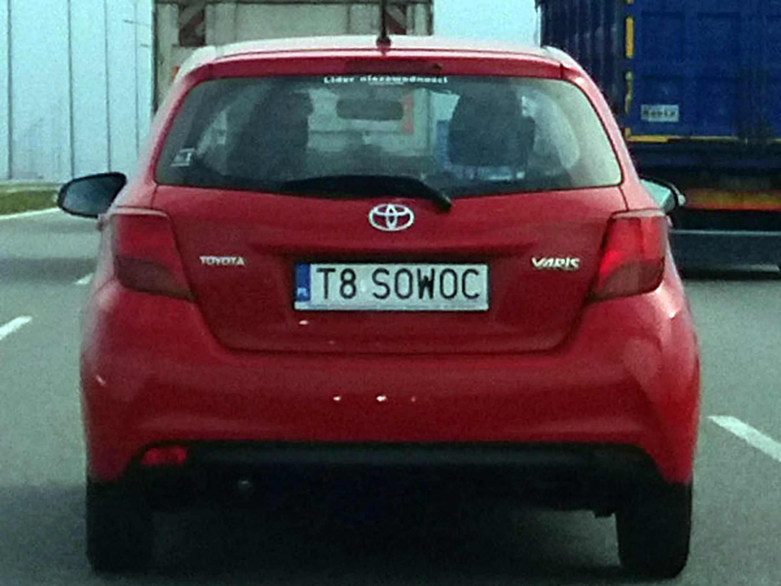 Fajny numer, blacha T8 SOWOC