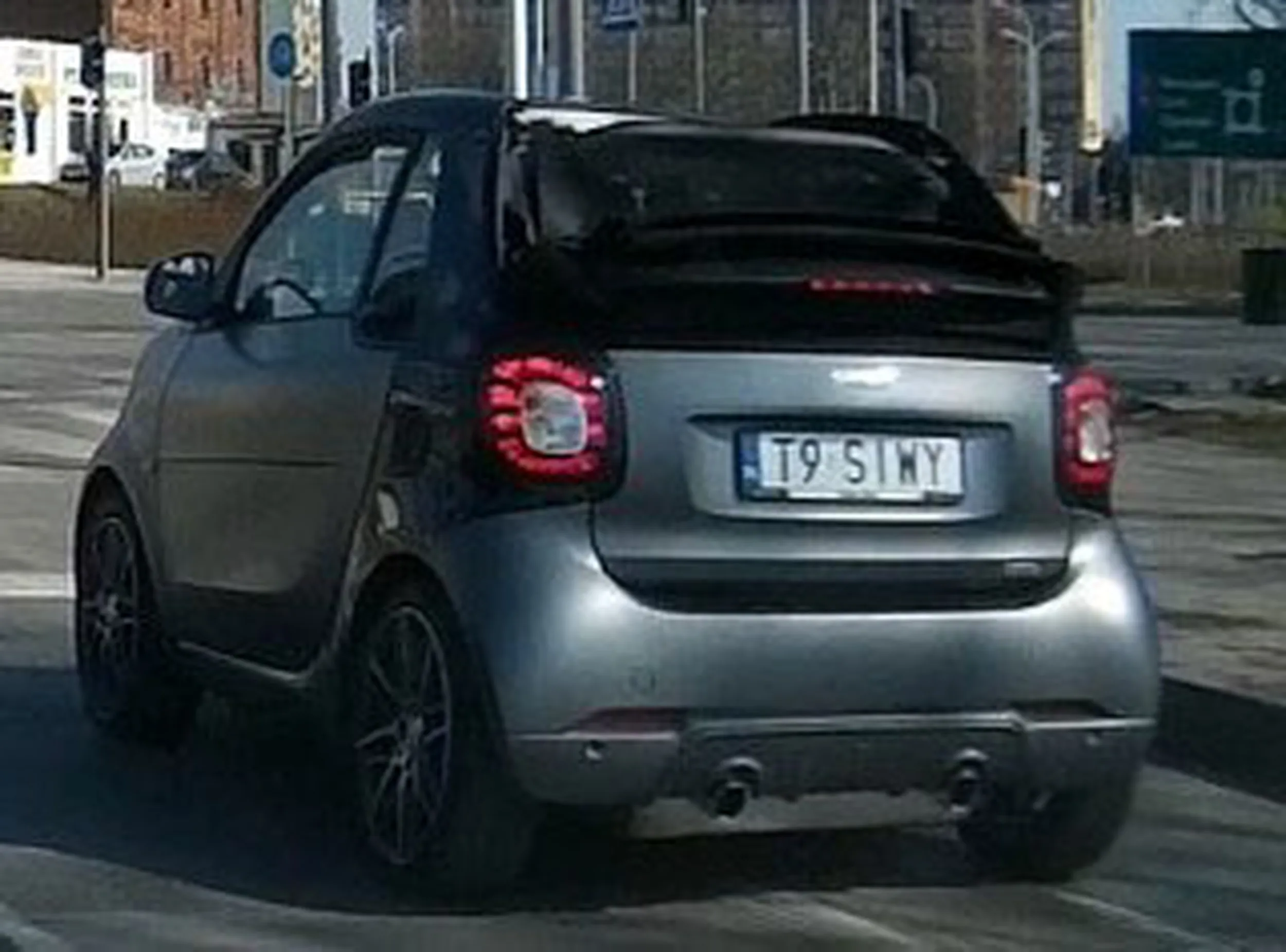 Fajny numer, blacha T9 SIWY