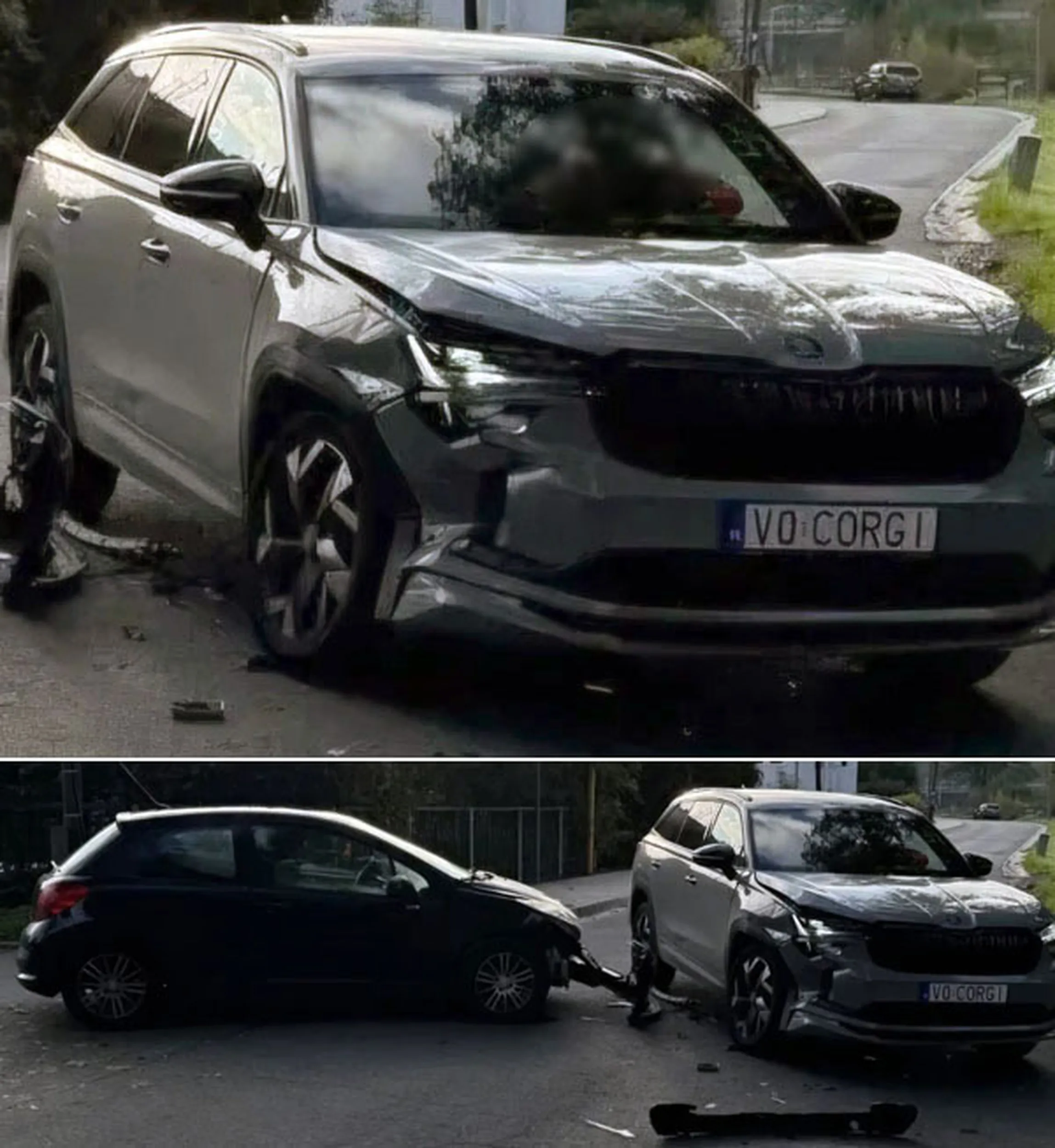 Fajny numer, blacha V0 CORGI