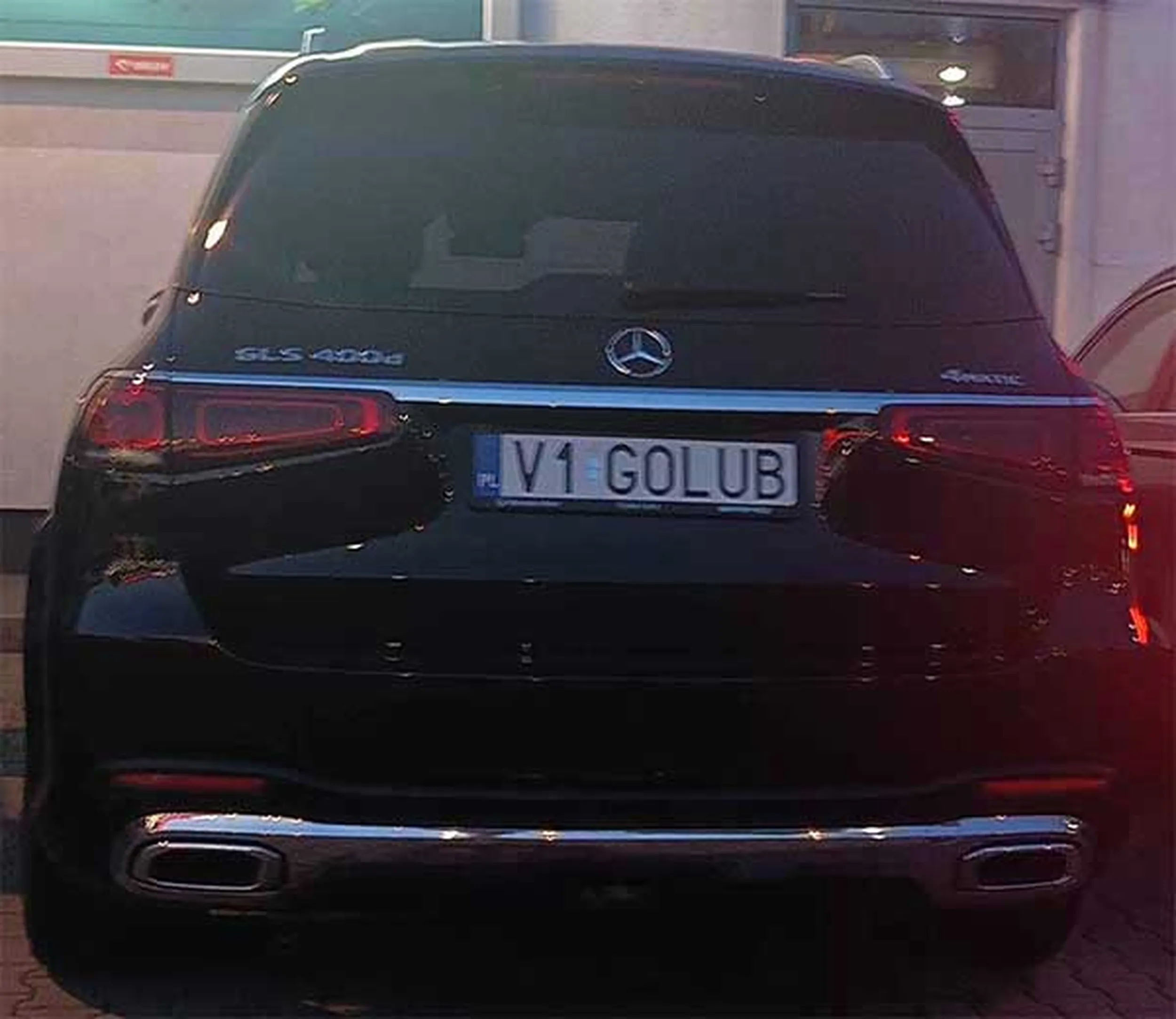 Fajny numer, blacha V1 GOLUB