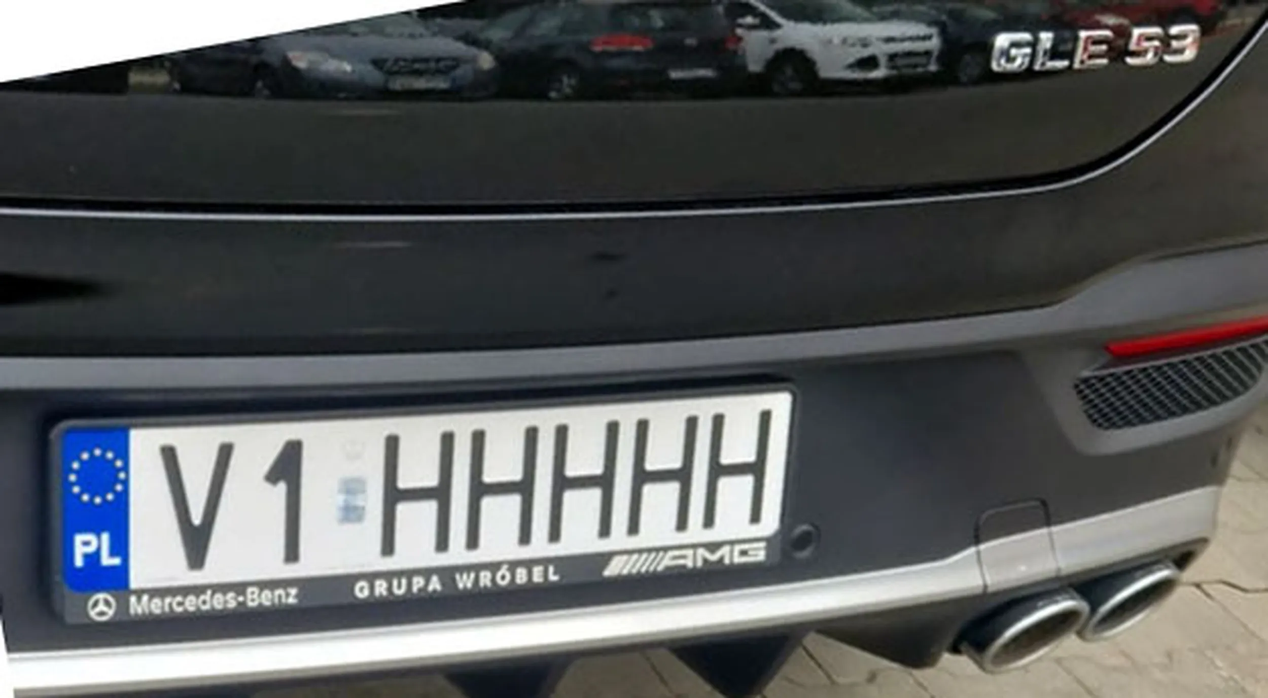 Fajny numer, blacha V1 HHHHH