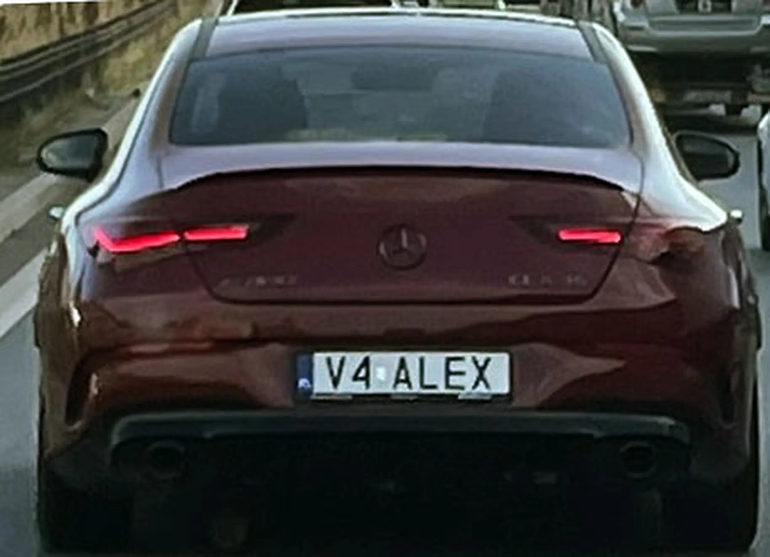 Fajny numer, blacha V4 ALEX