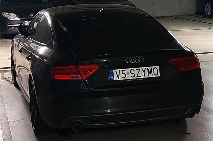 Fajny numer, blacha V5 SZYMO