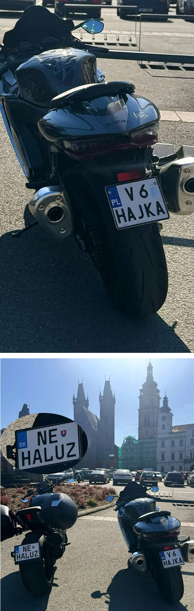 Fajny numer, blacha V6 HAJKA