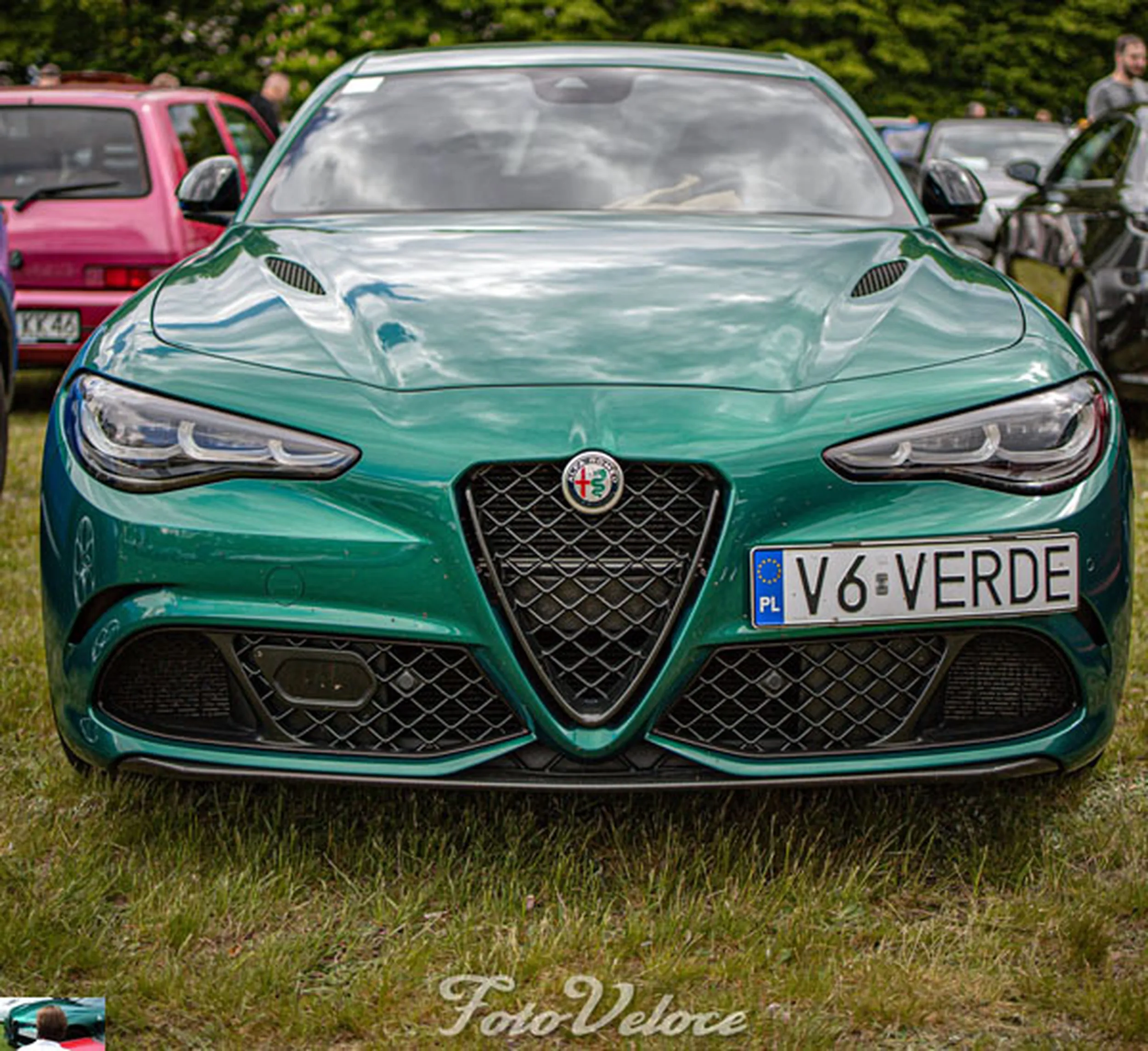 Fajny numer, blacha V6 VERDE