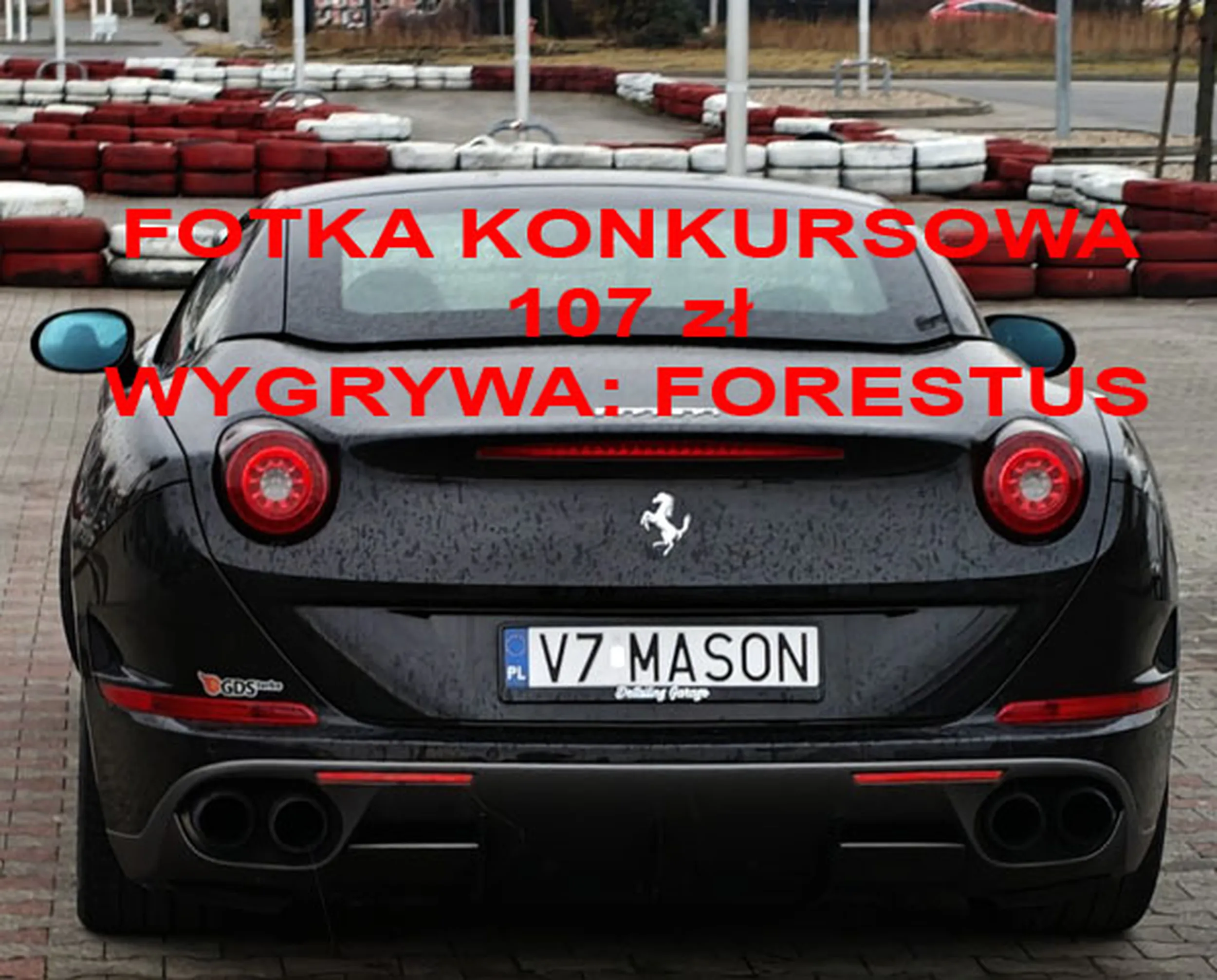 Fajny numer, blacha V7 MASON