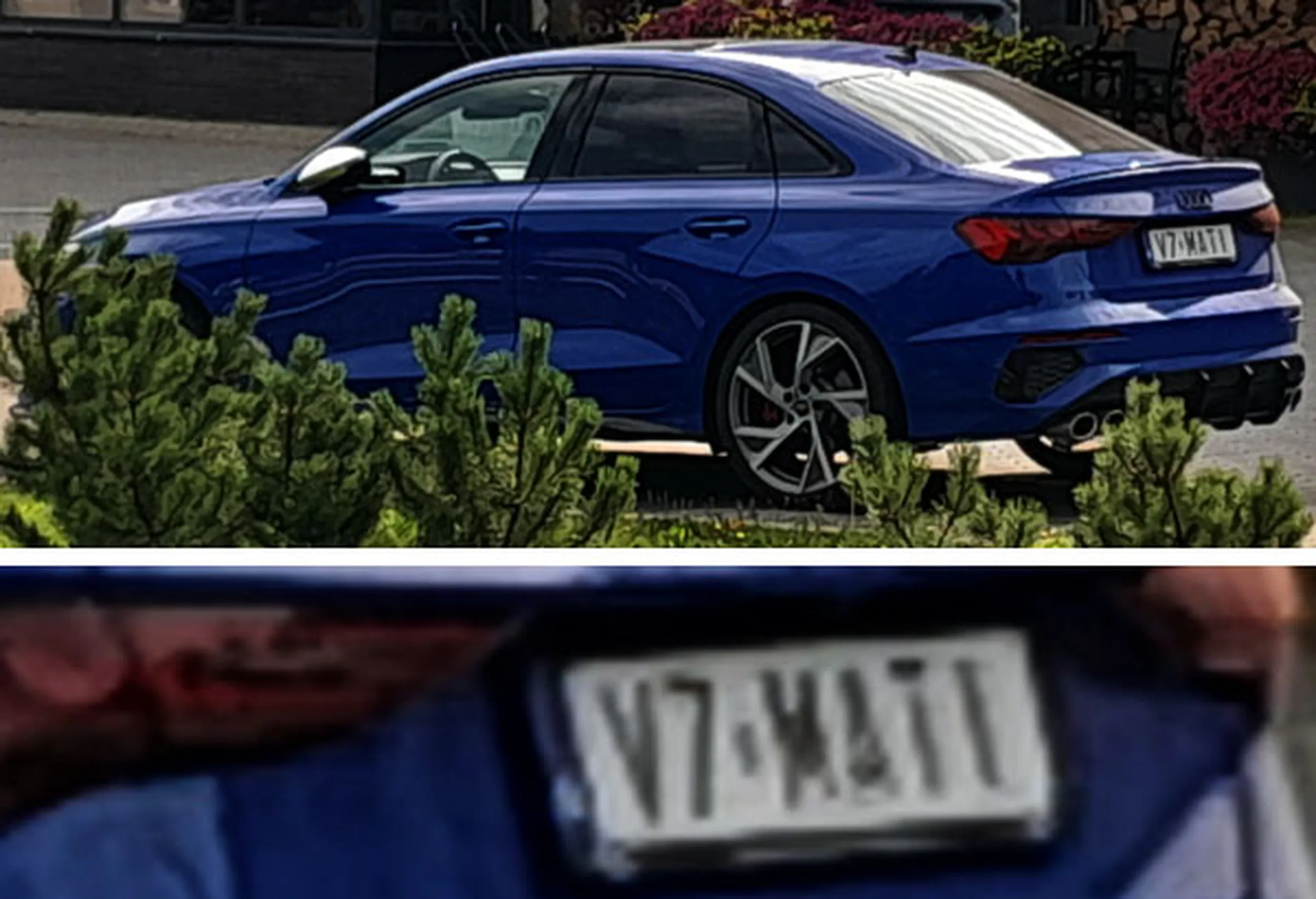 Fajny numer, blacha V7 MATI