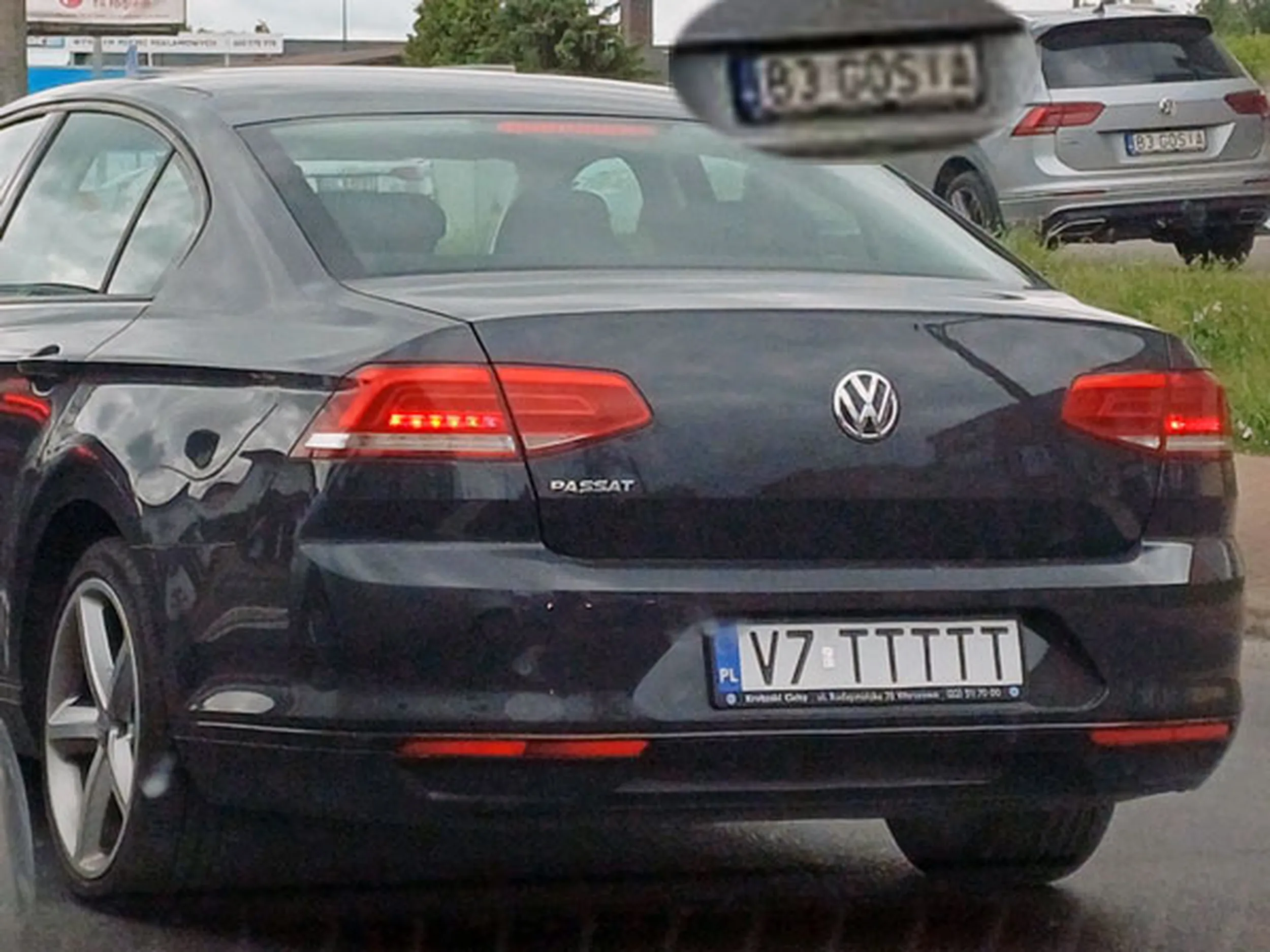 Fajny numer, blacha V7 TTTTT