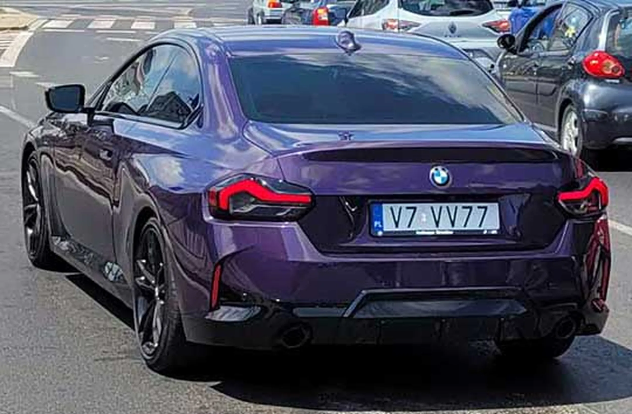 Fajny numer, blacha V7 VV77