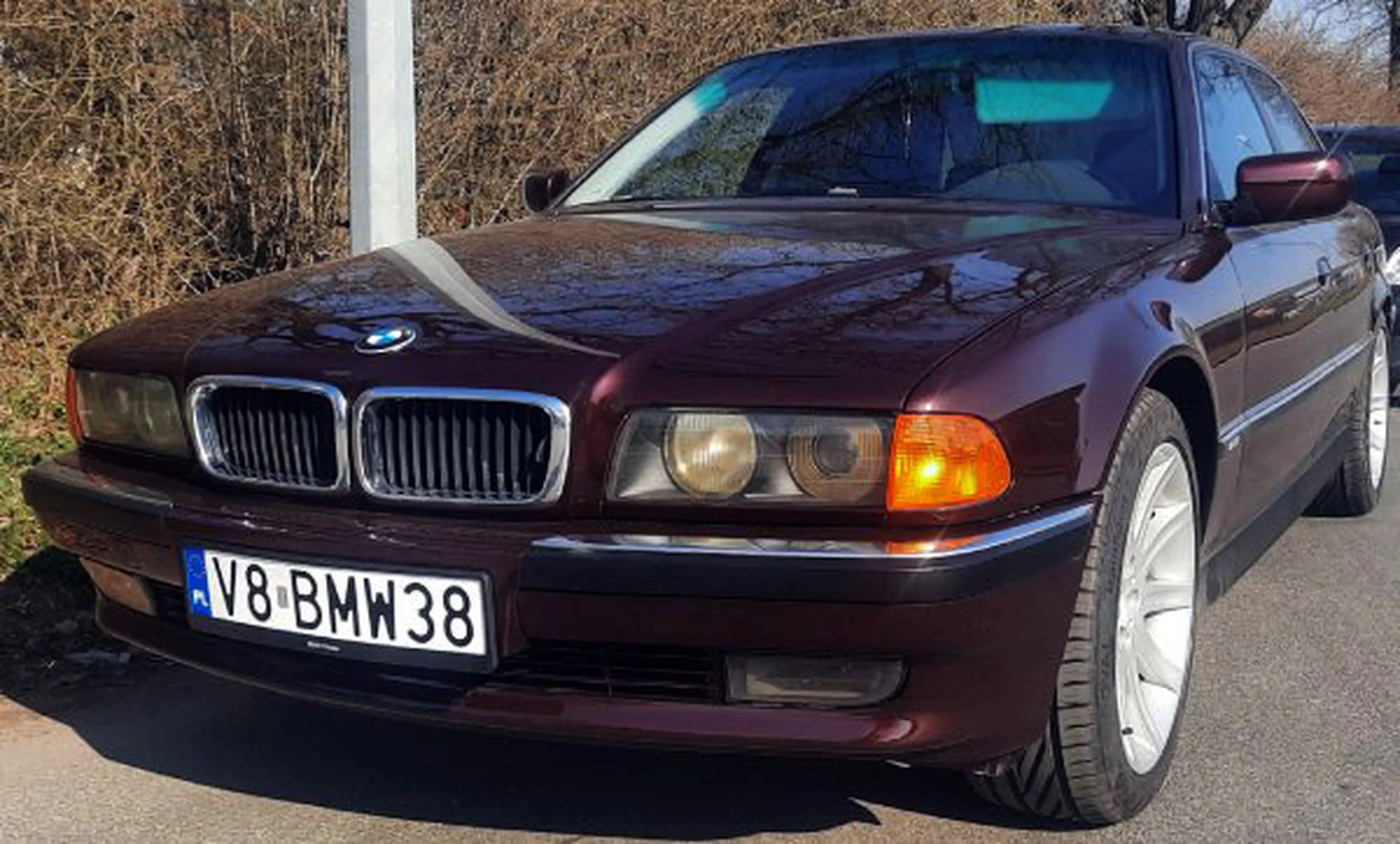 Fajny numer, blacha V8 BMW38