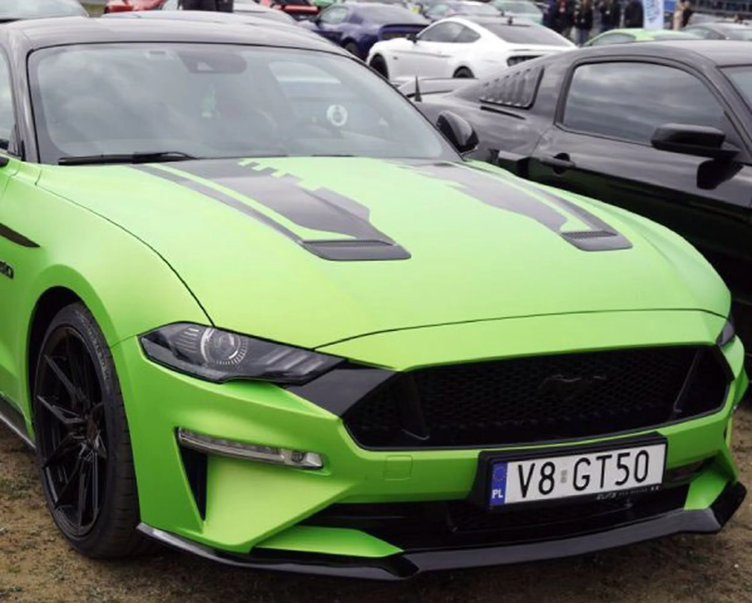 Fajny numer, blacha V8 GT50