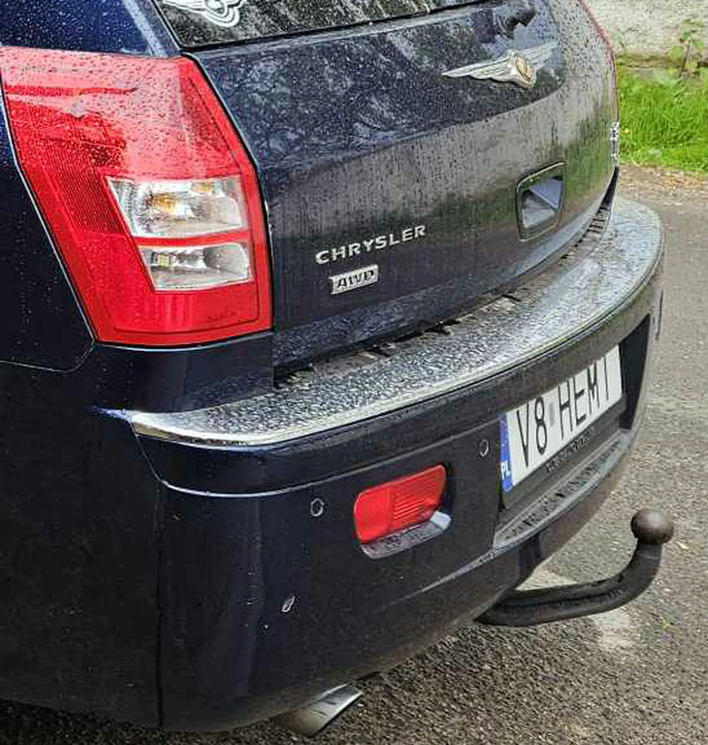 Fajny numer, blacha V8 HEMI