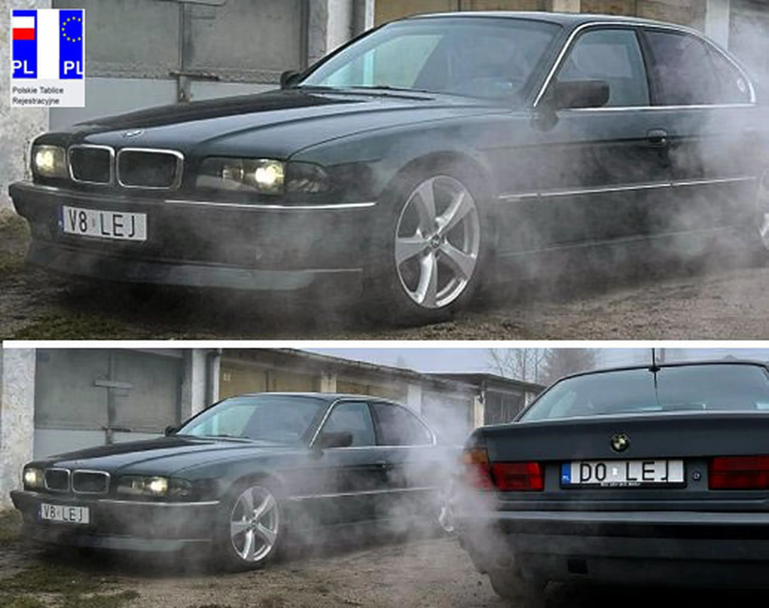 Fajny numer, blacha V8 LEJ