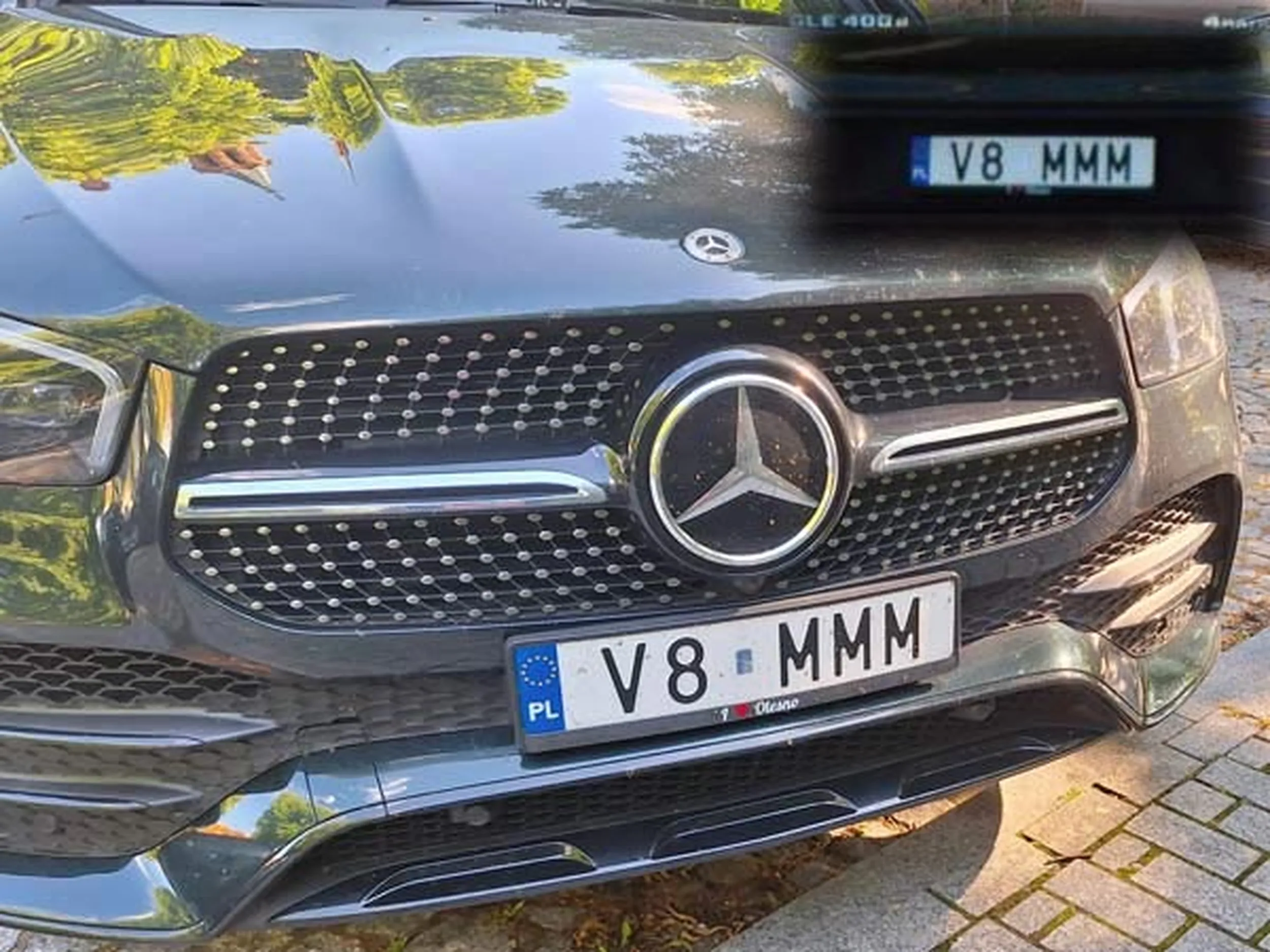 Fajny numer, blacha V8 MMM