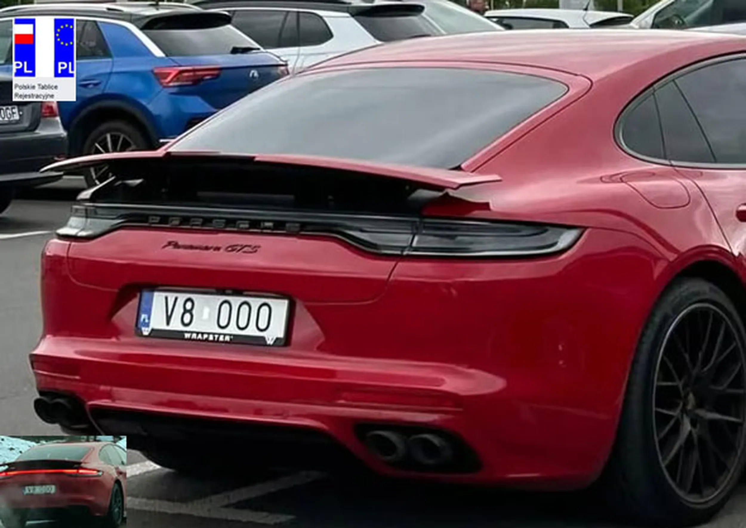 Fajny numer, blacha V8 OOO