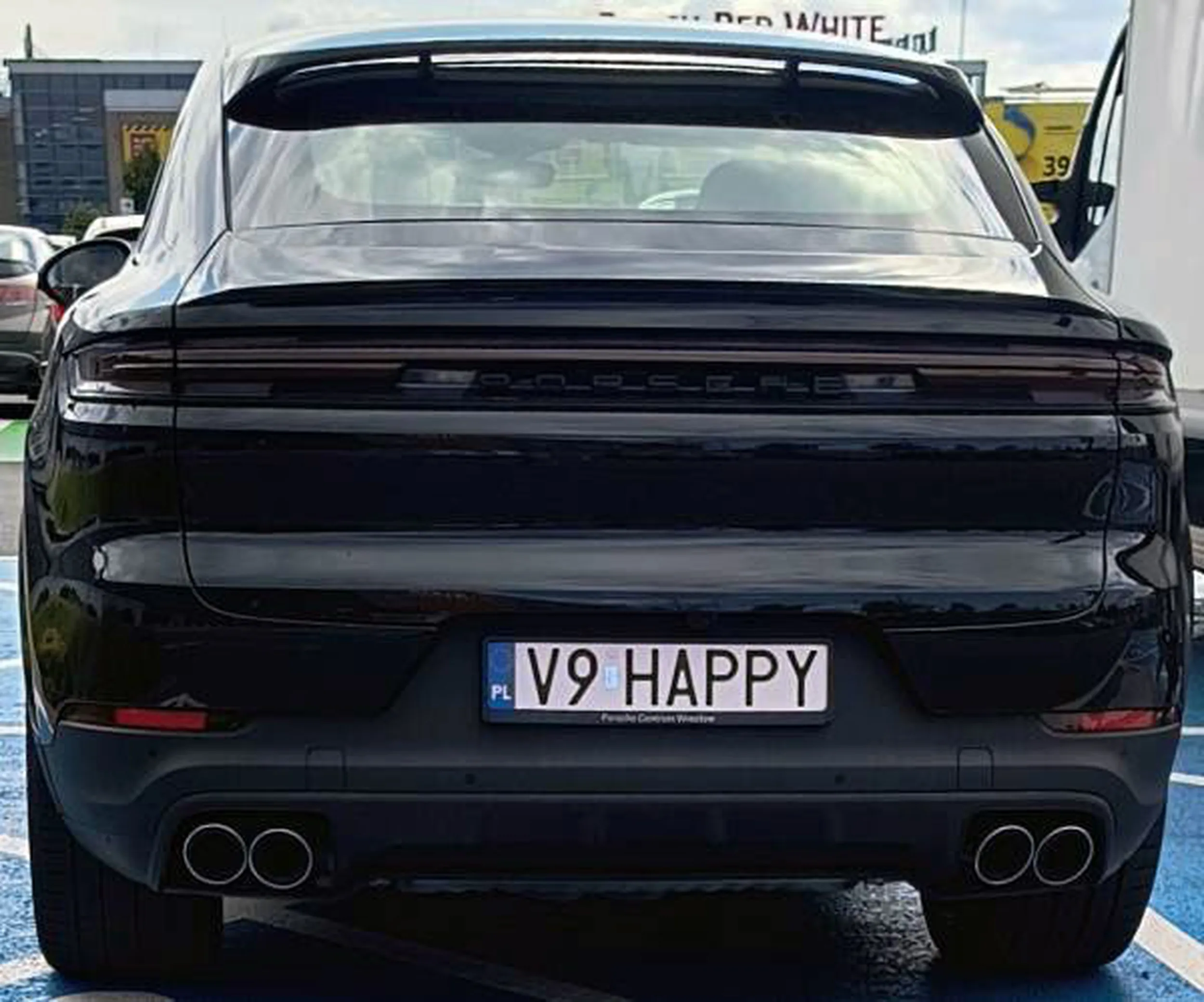 Fajny numer, blacha V9 HAPPY