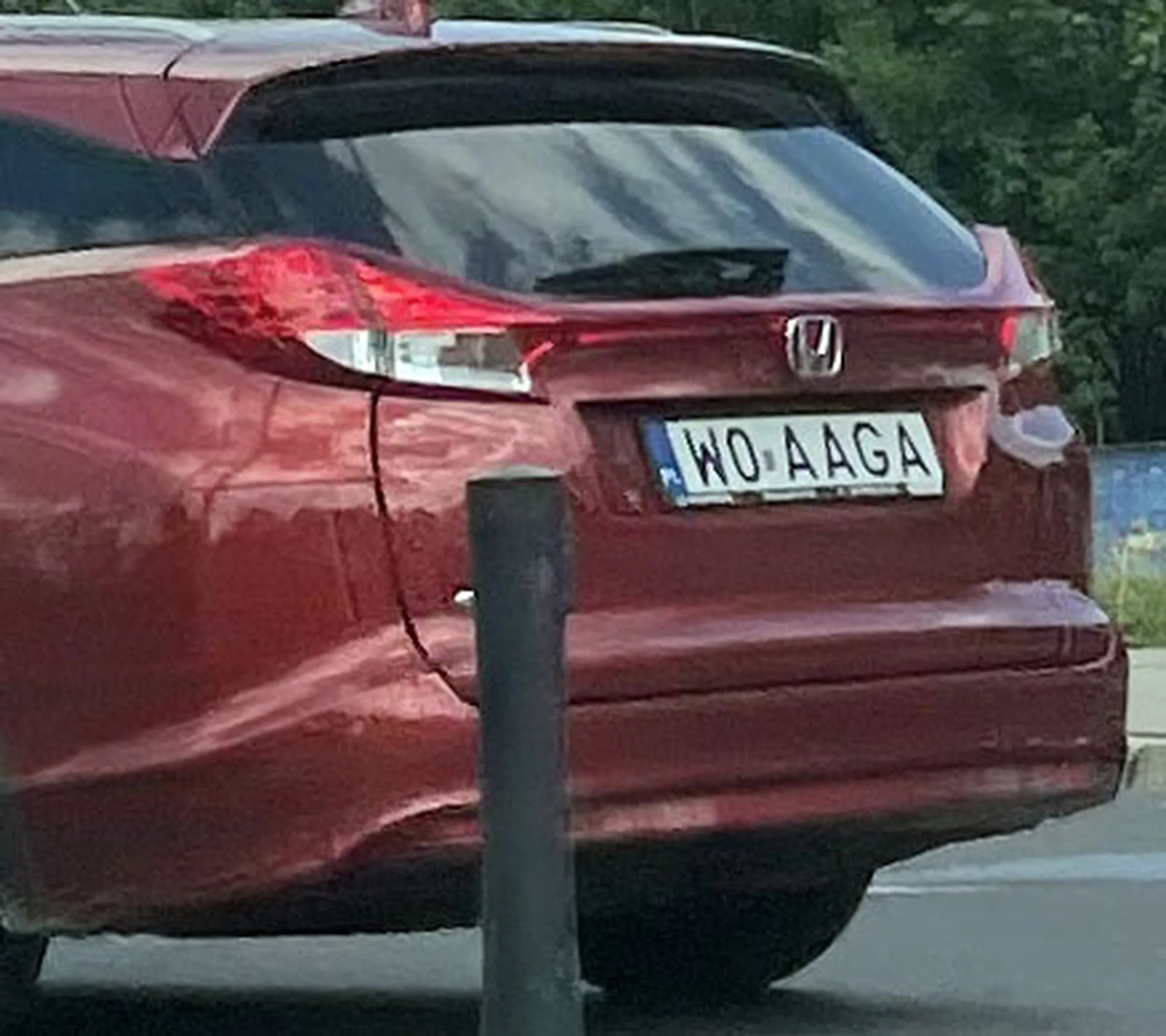 Fajny numer, blacha W0 AAGA