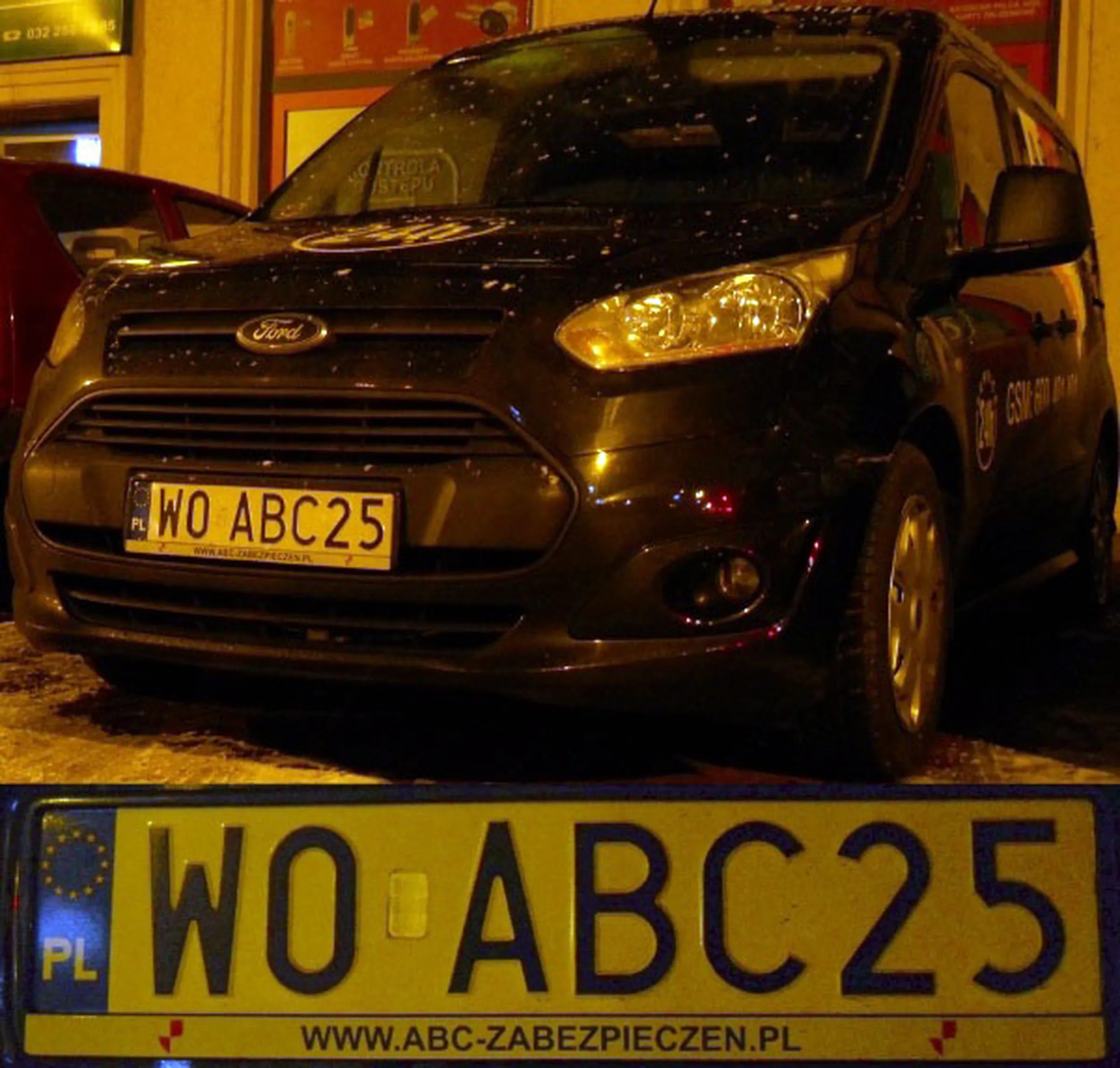 Fajny numer, blacha W0 ABC25