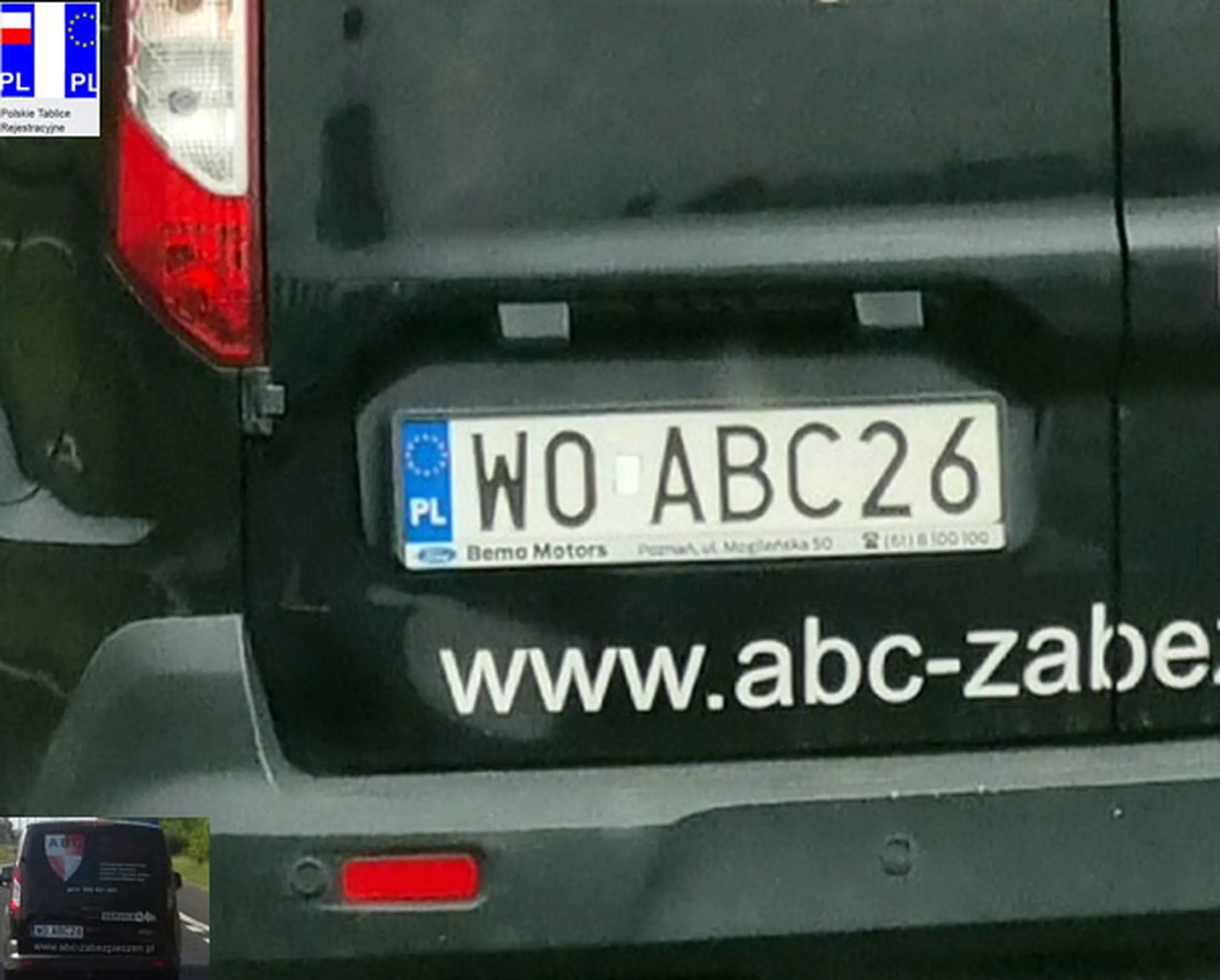 Fajny numer, blacha W0 ABC26