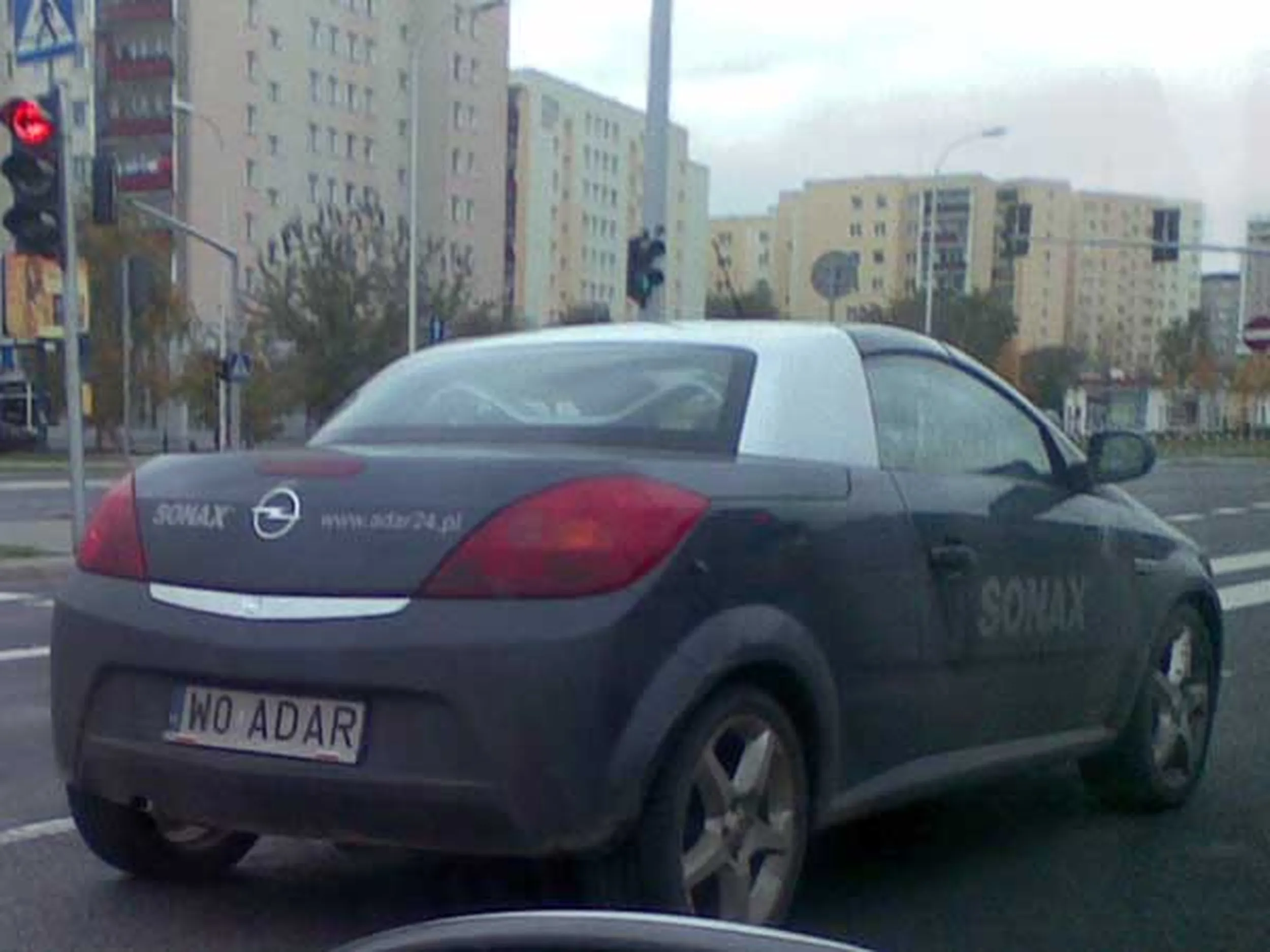 Fajny numer, blacha W0 ADAR