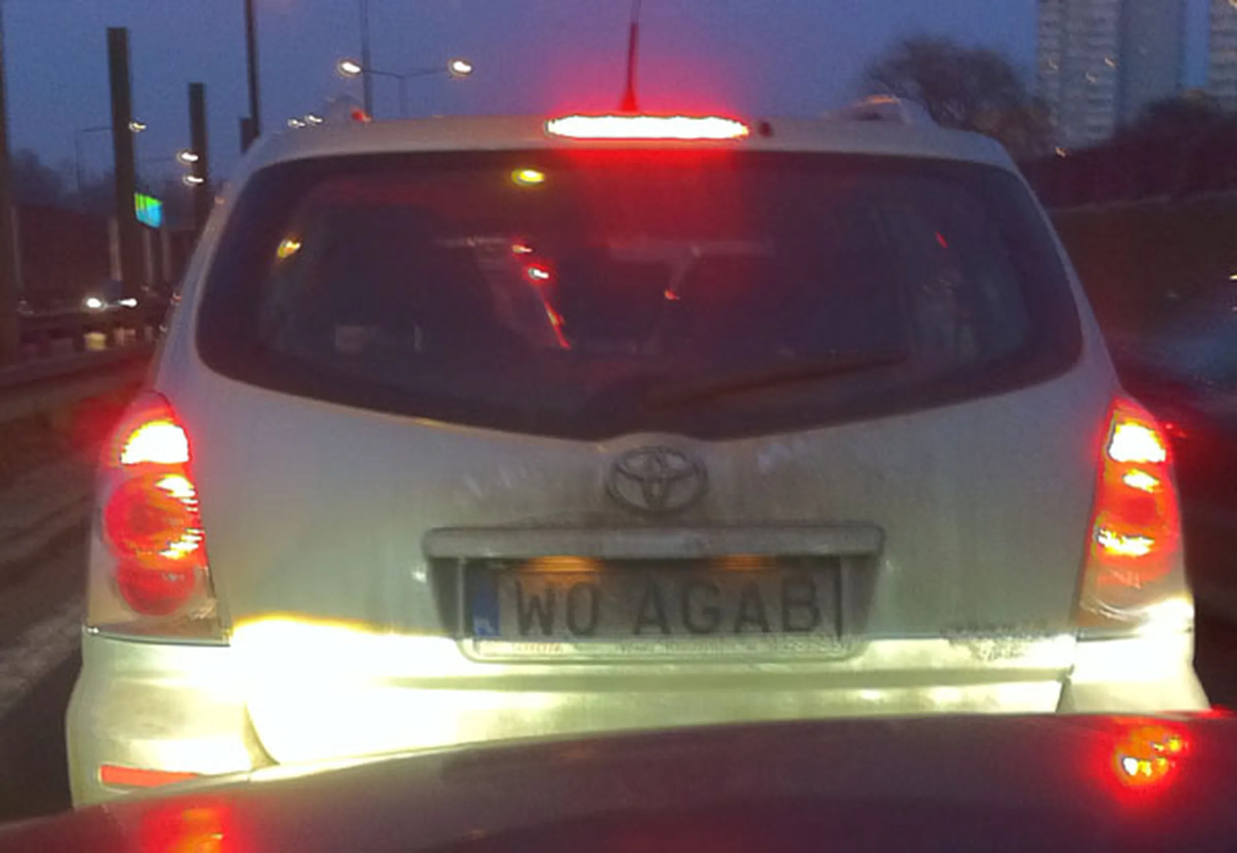 Fajny numer, blacha W0 AGAB