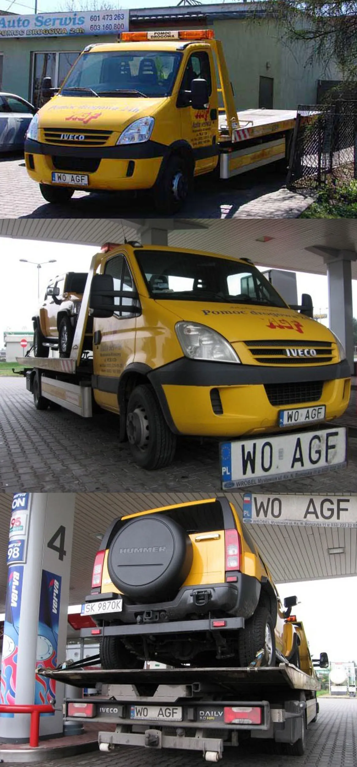 Fajny numer, blacha W0 AGF