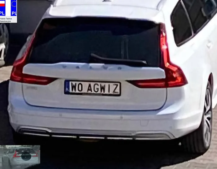 Fajny numer, blacha W0 AGWIZ