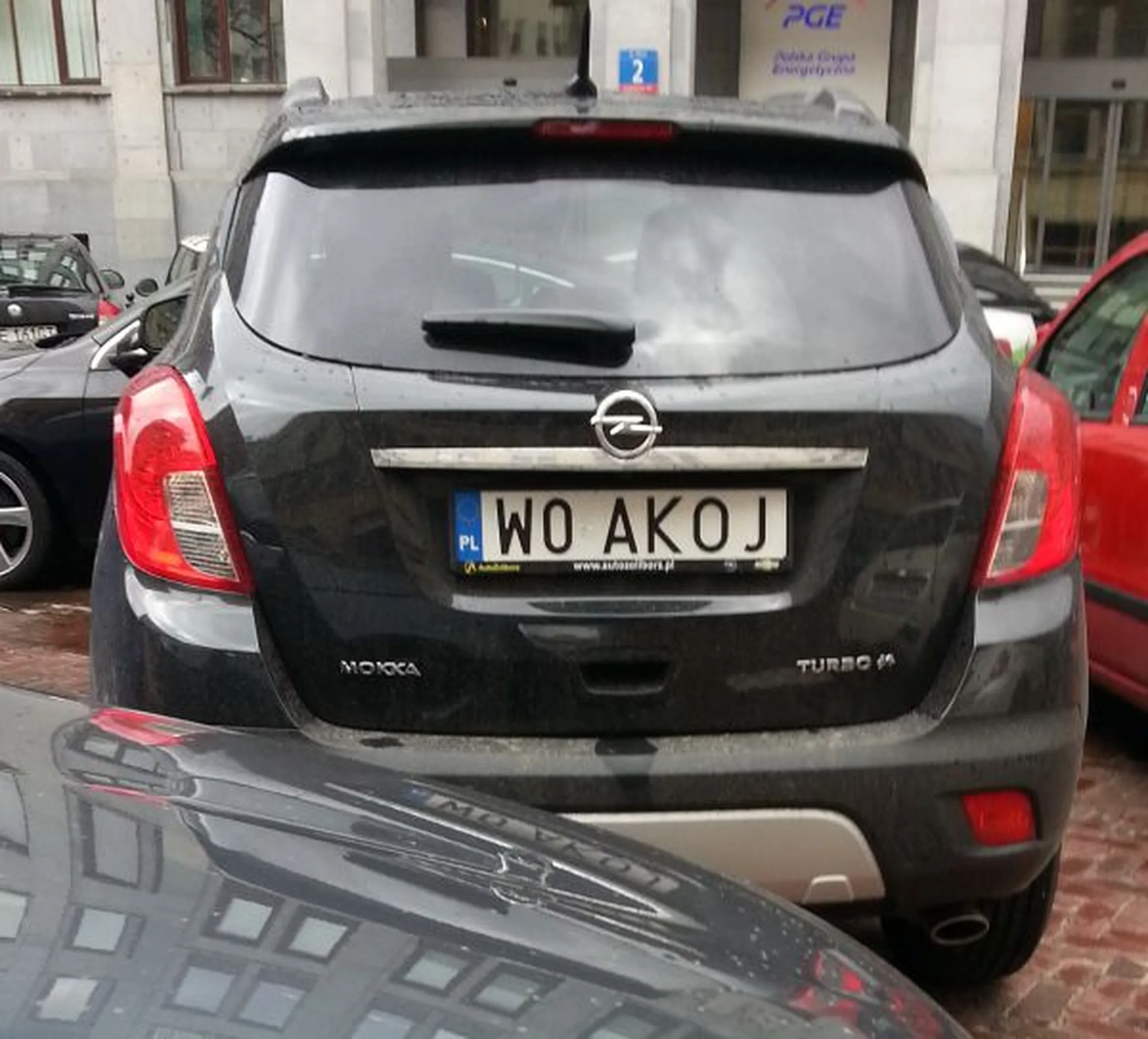 Fajny numer, blacha W0 AKOJ