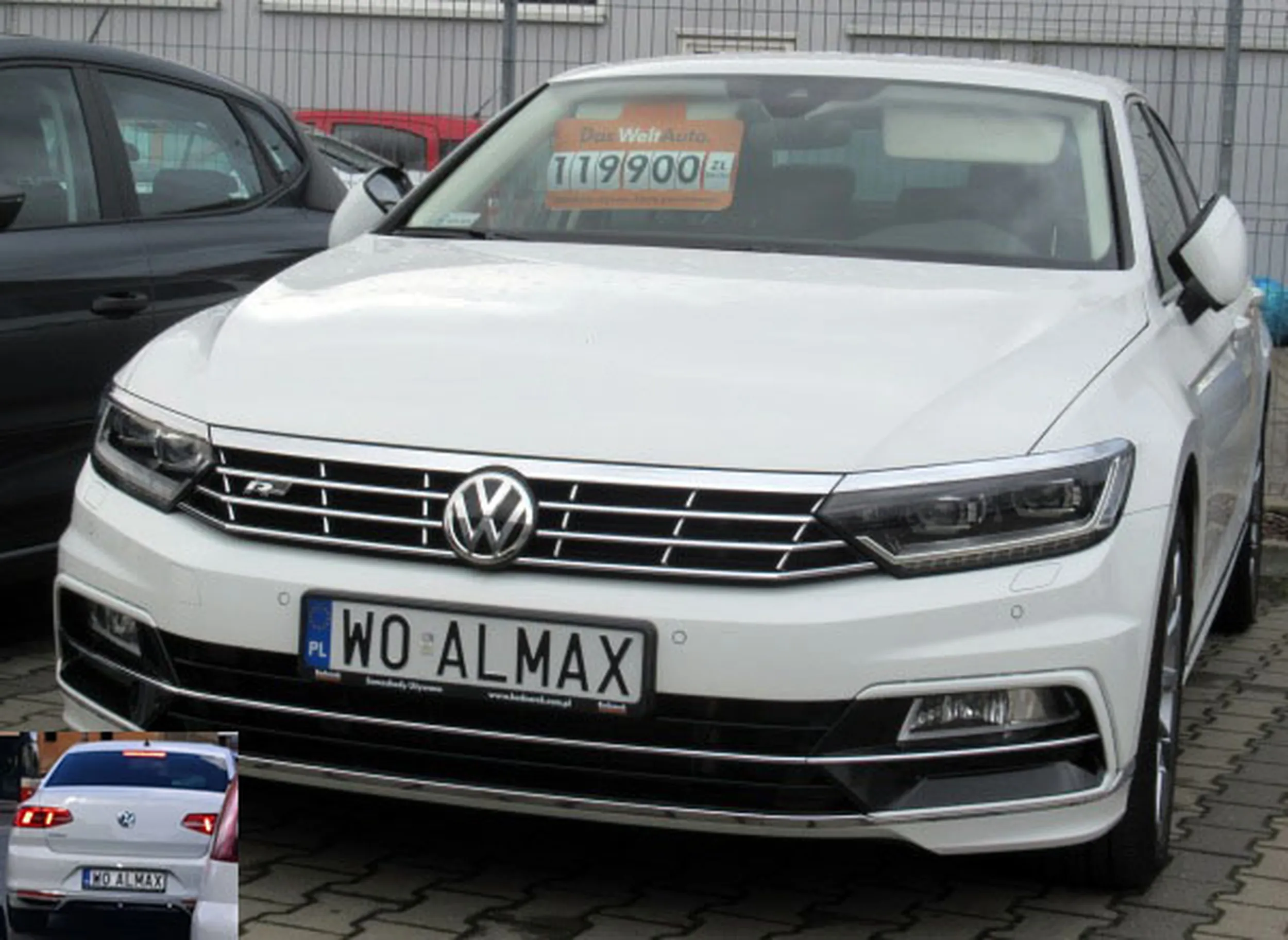 Fajny numer, blacha W0 ALMAX