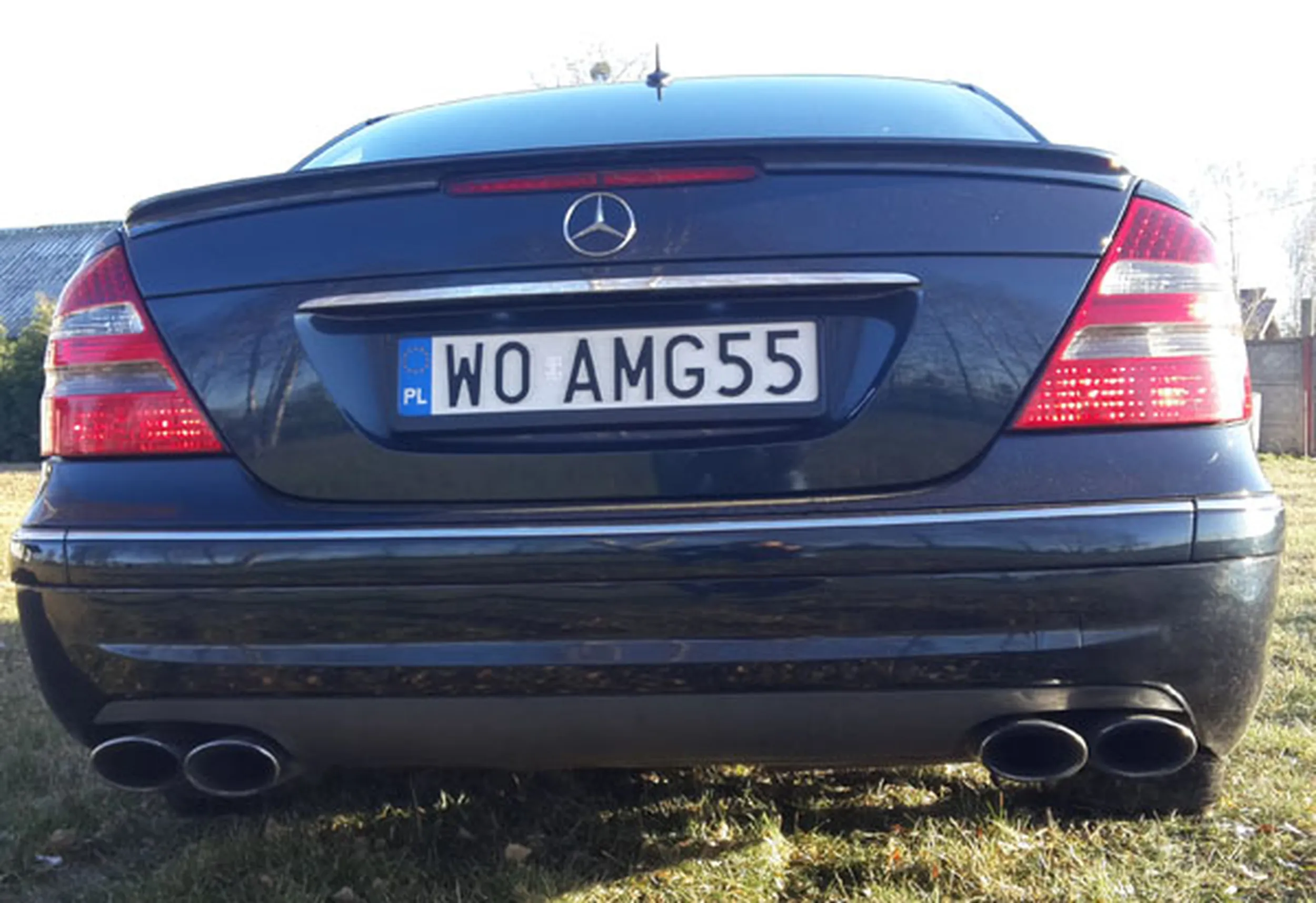 Fajny numer, blacha W0 AMG55