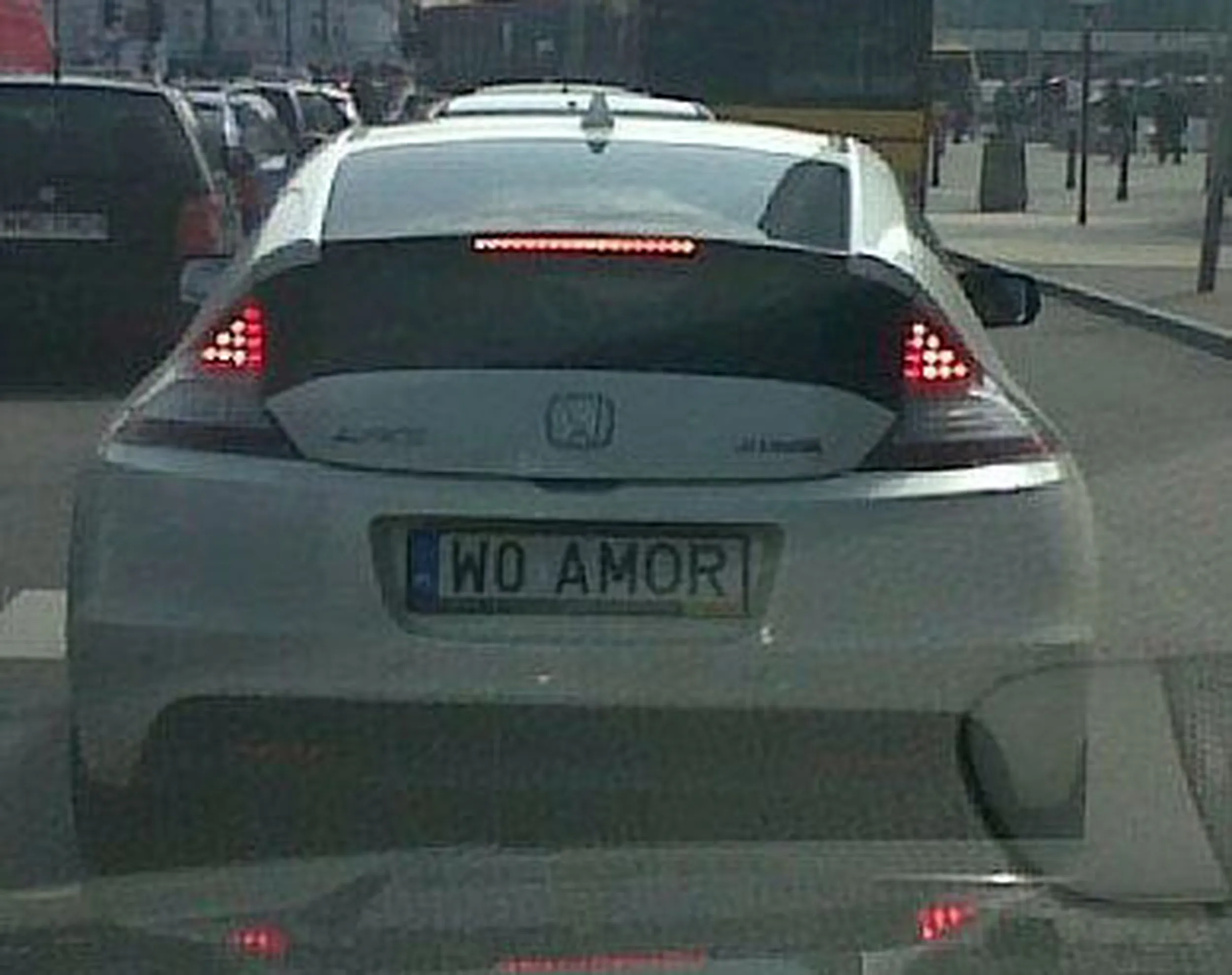 Fajny numer, blacha W0 AMOR