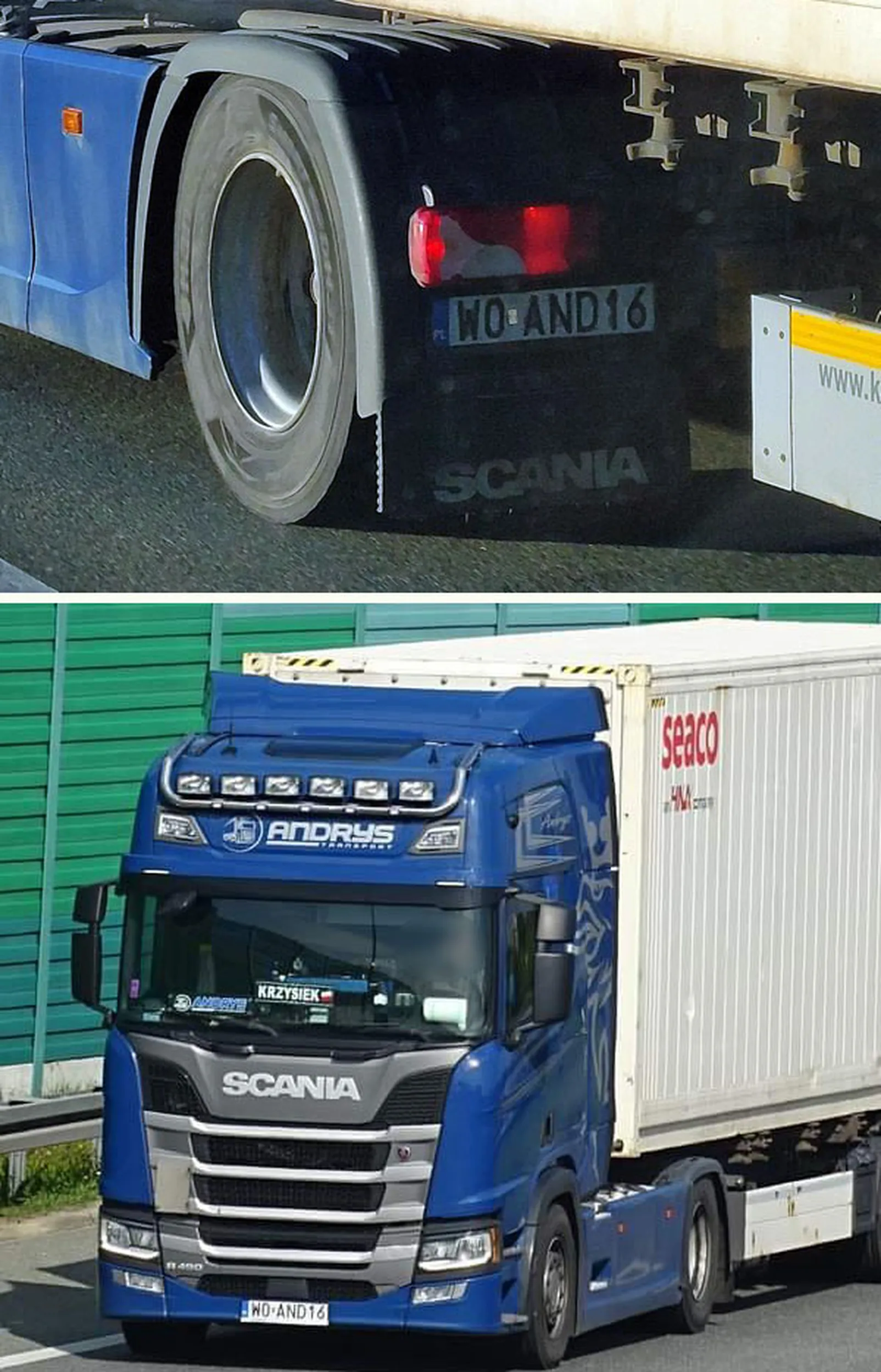 Fajny numer, blacha W0 AND16