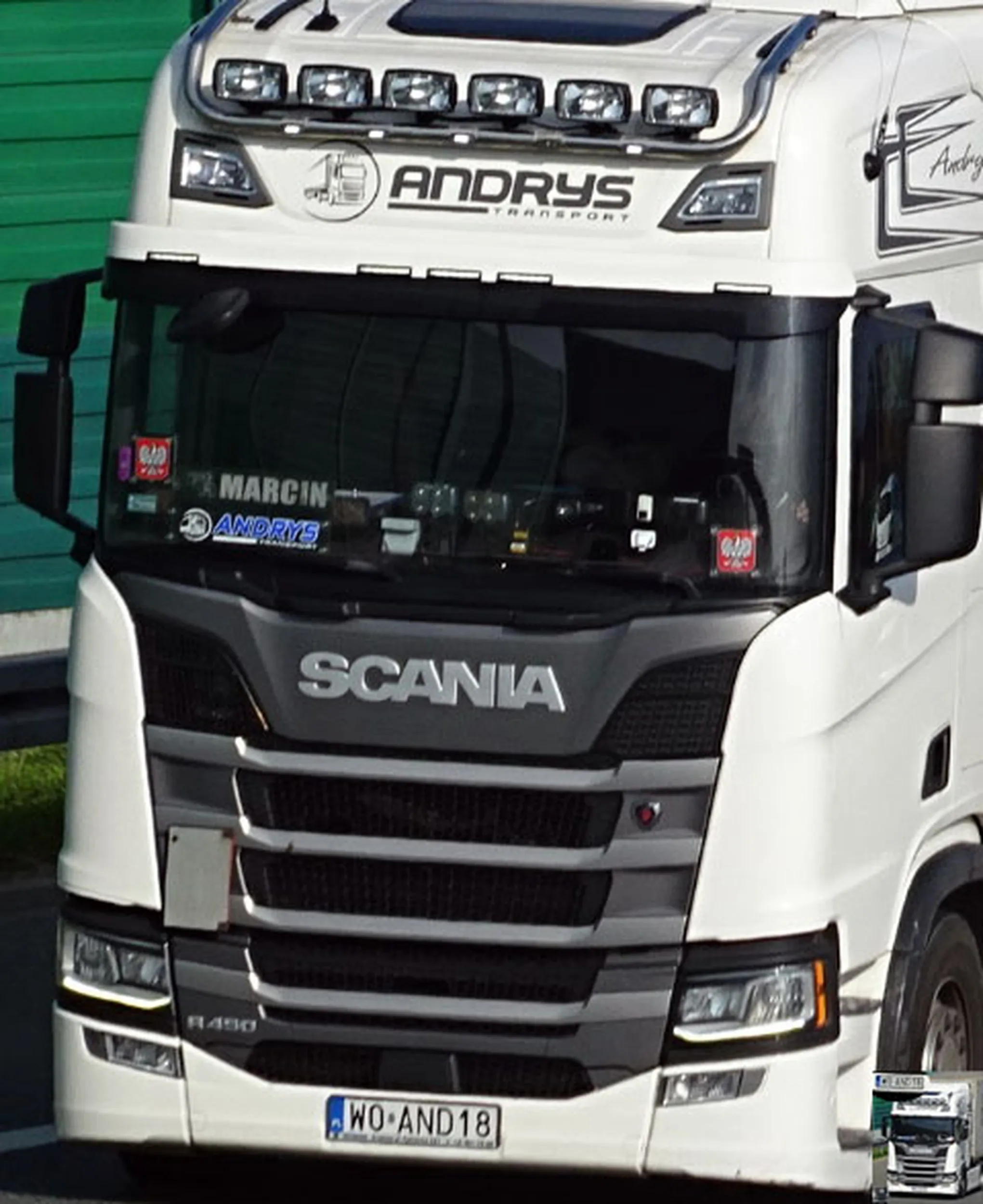 Fajny numer, blacha W0 AND18