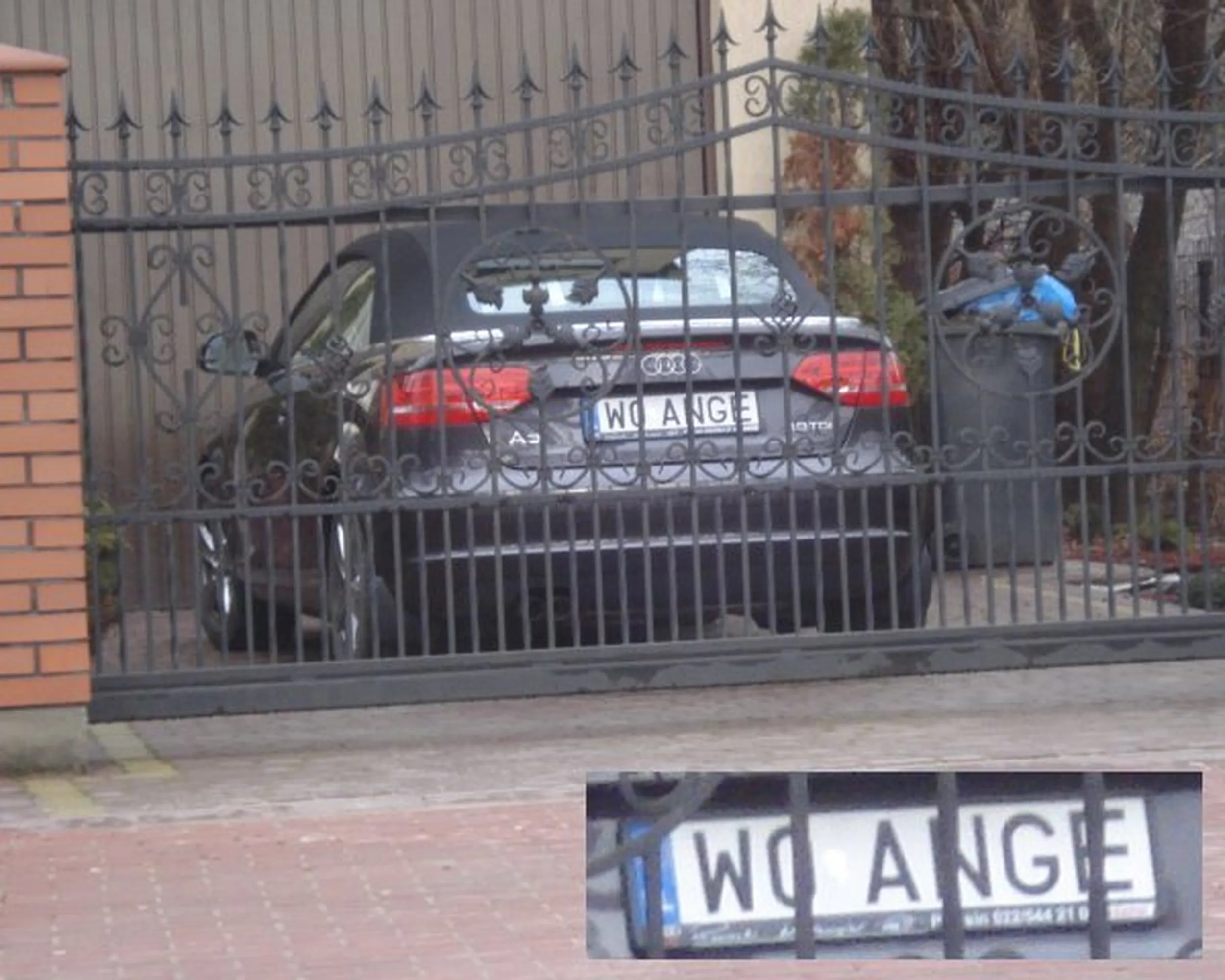 Fajny numer, blacha W0 ANGE