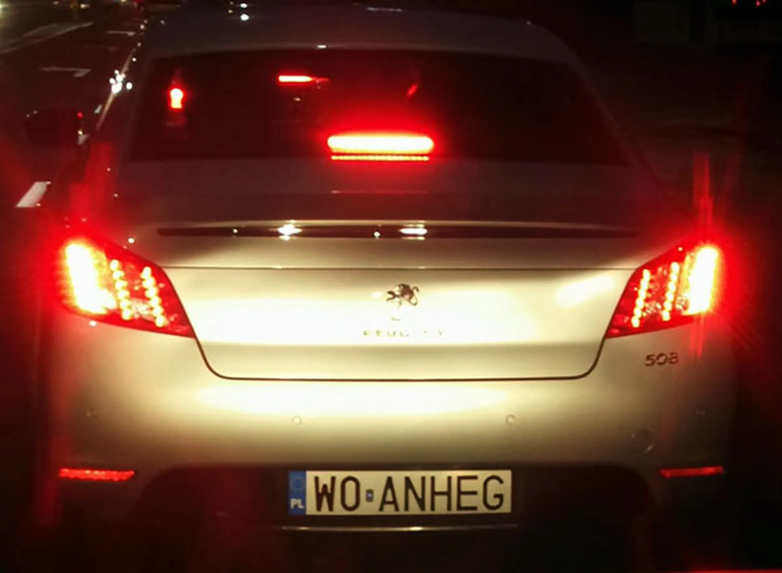 Fajny numer, blacha W0 ANHEG