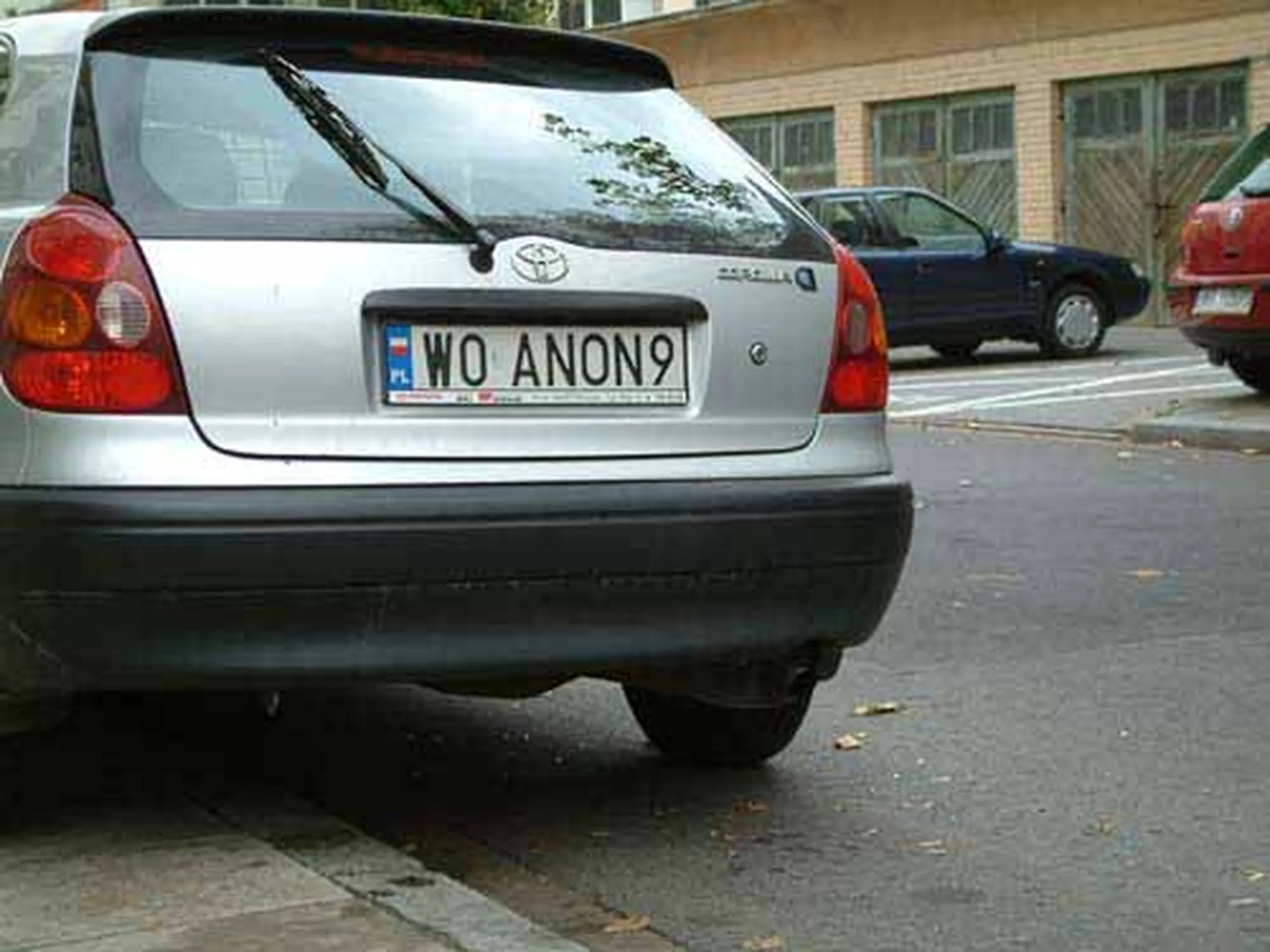 Fajny numer, blacha W0 ANON9