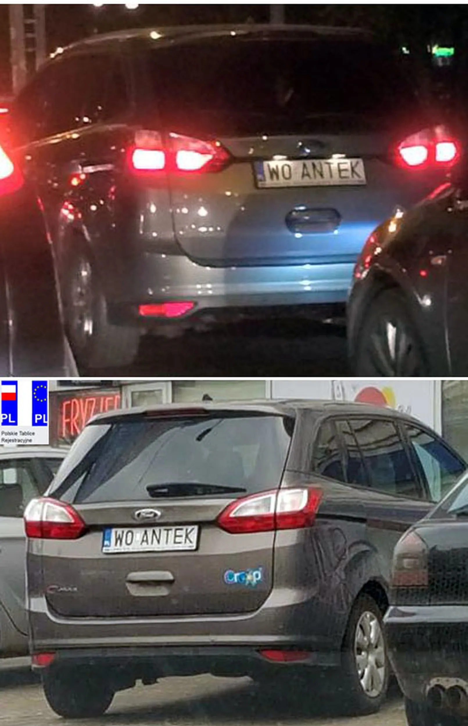 Fajny numer, blacha W0 ANTEK