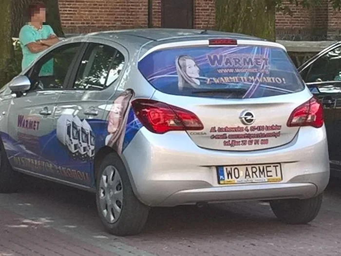 Fajny numer, blacha W0 ARMET