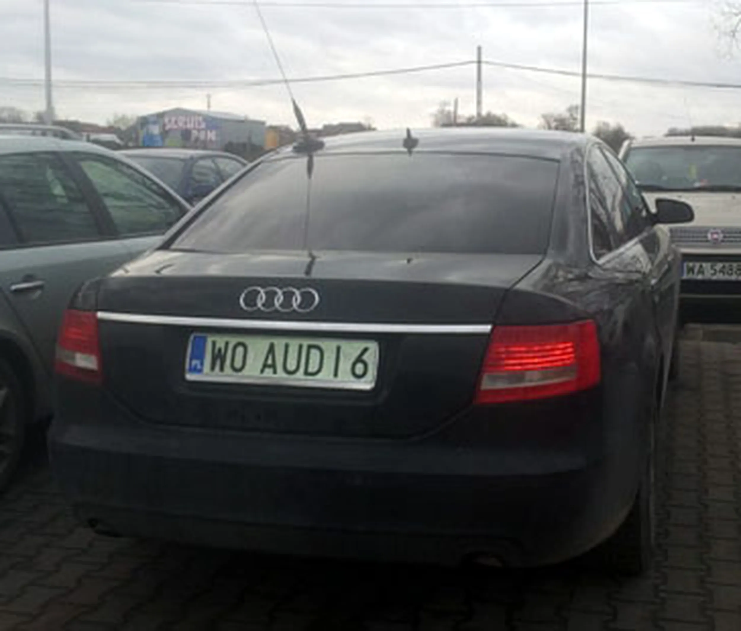 Fajny numer, blacha W0 AUDI6