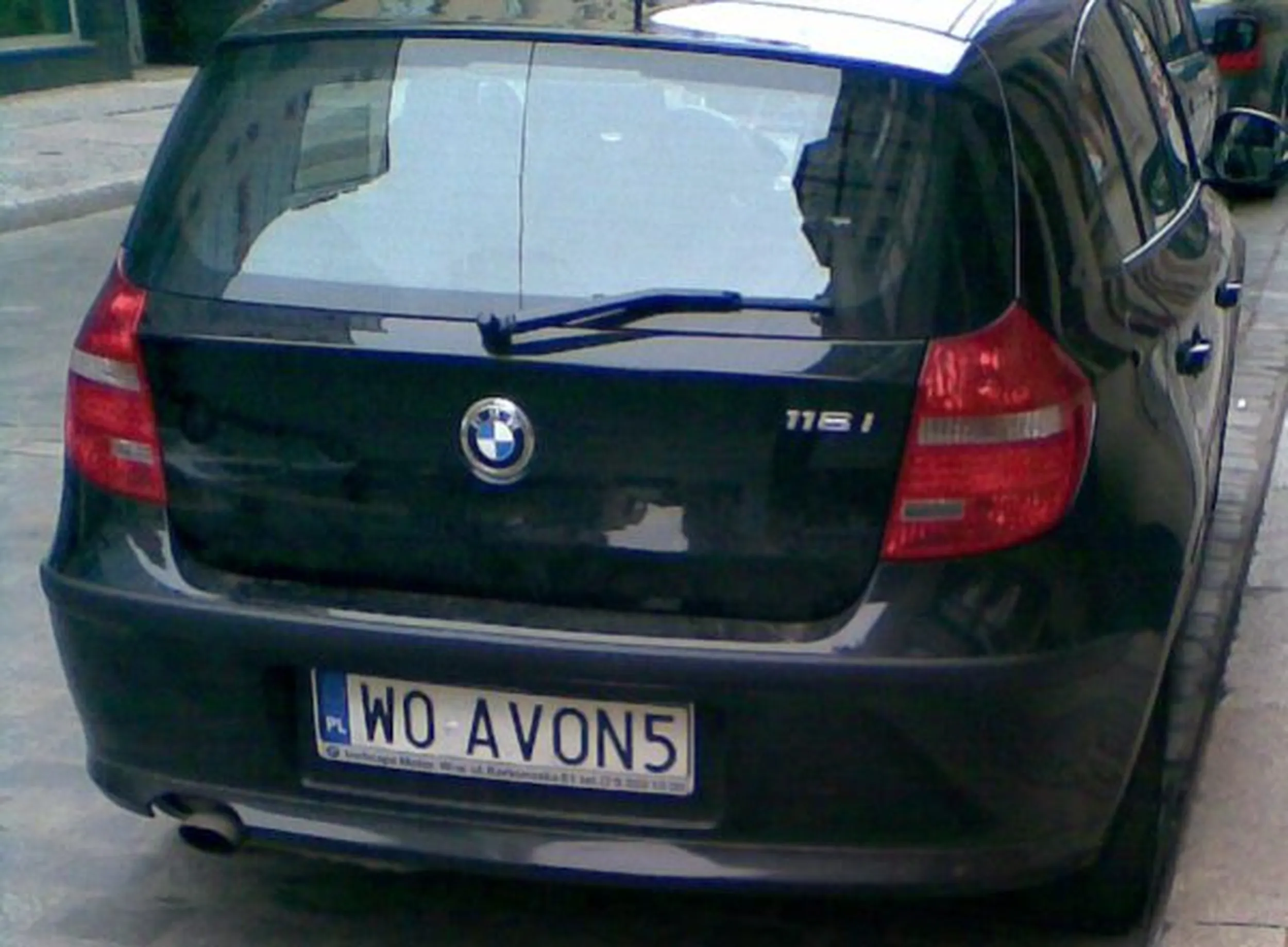 Fajny numer, blacha W0 AVON5