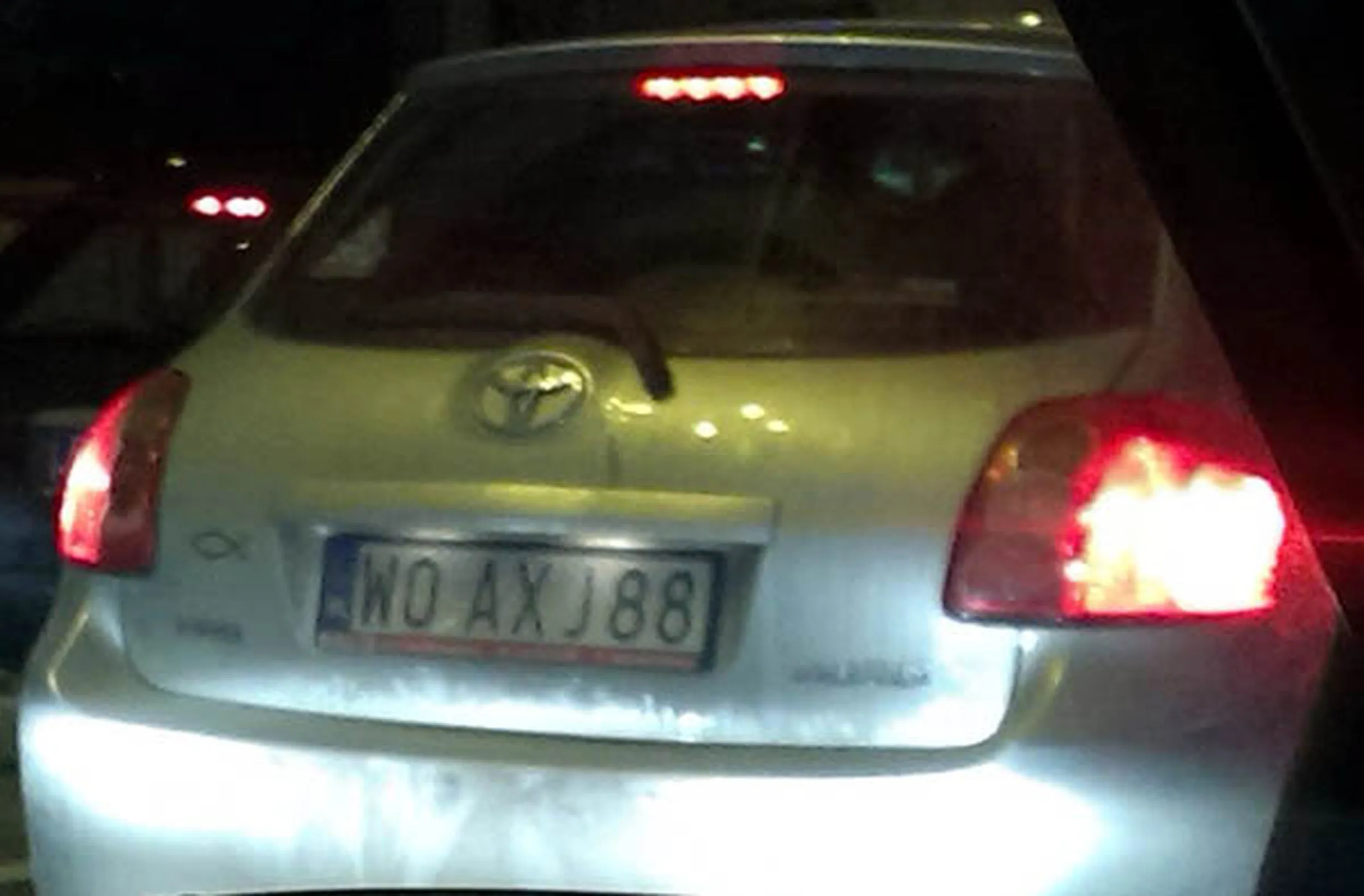 Fajny numer, blacha W0 AXJ88