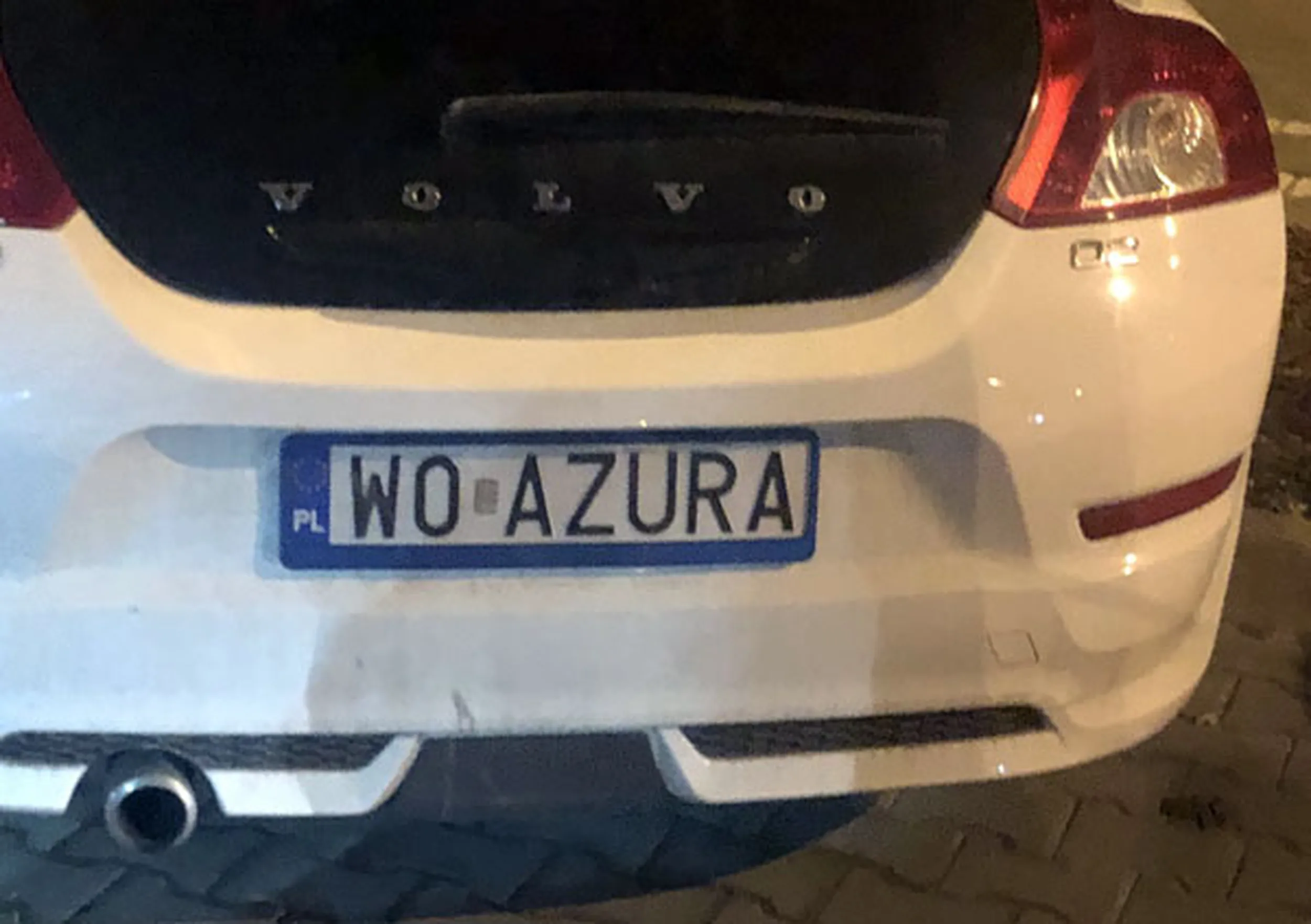 Fajny numer, blacha W0 AZURA