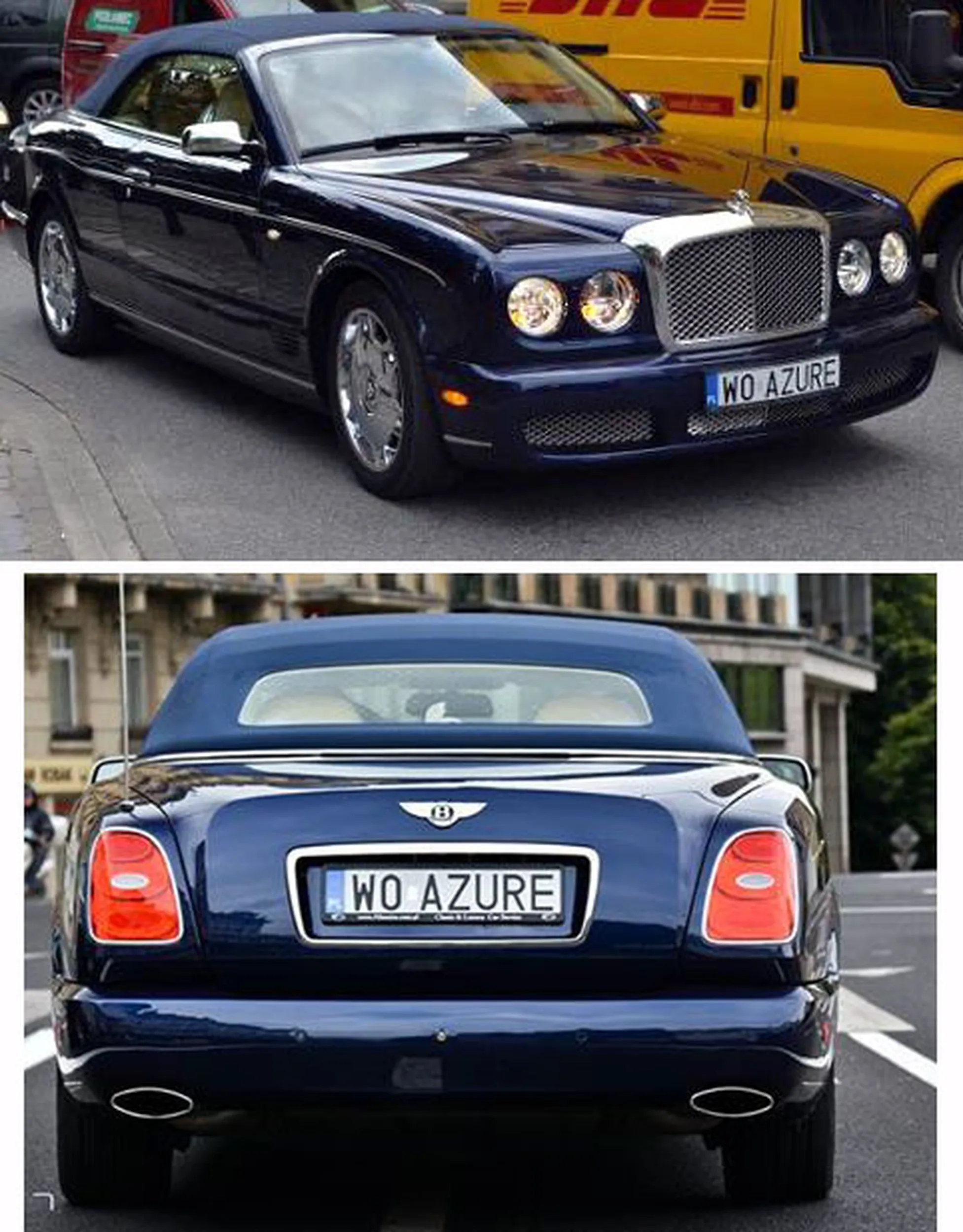 Fajny numer, blacha W0 AZURE