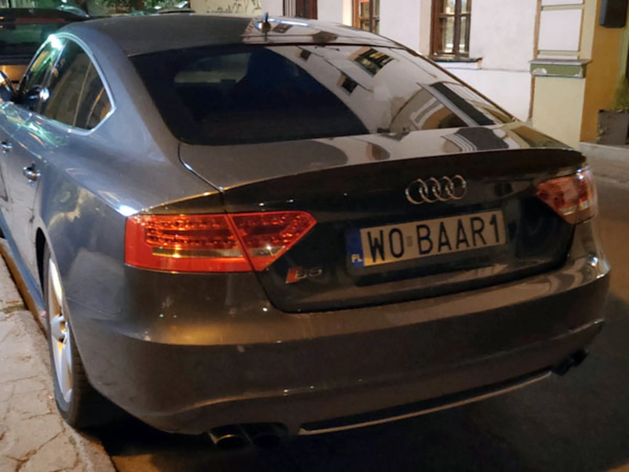 Fajny numer, blacha W0 BAAR1