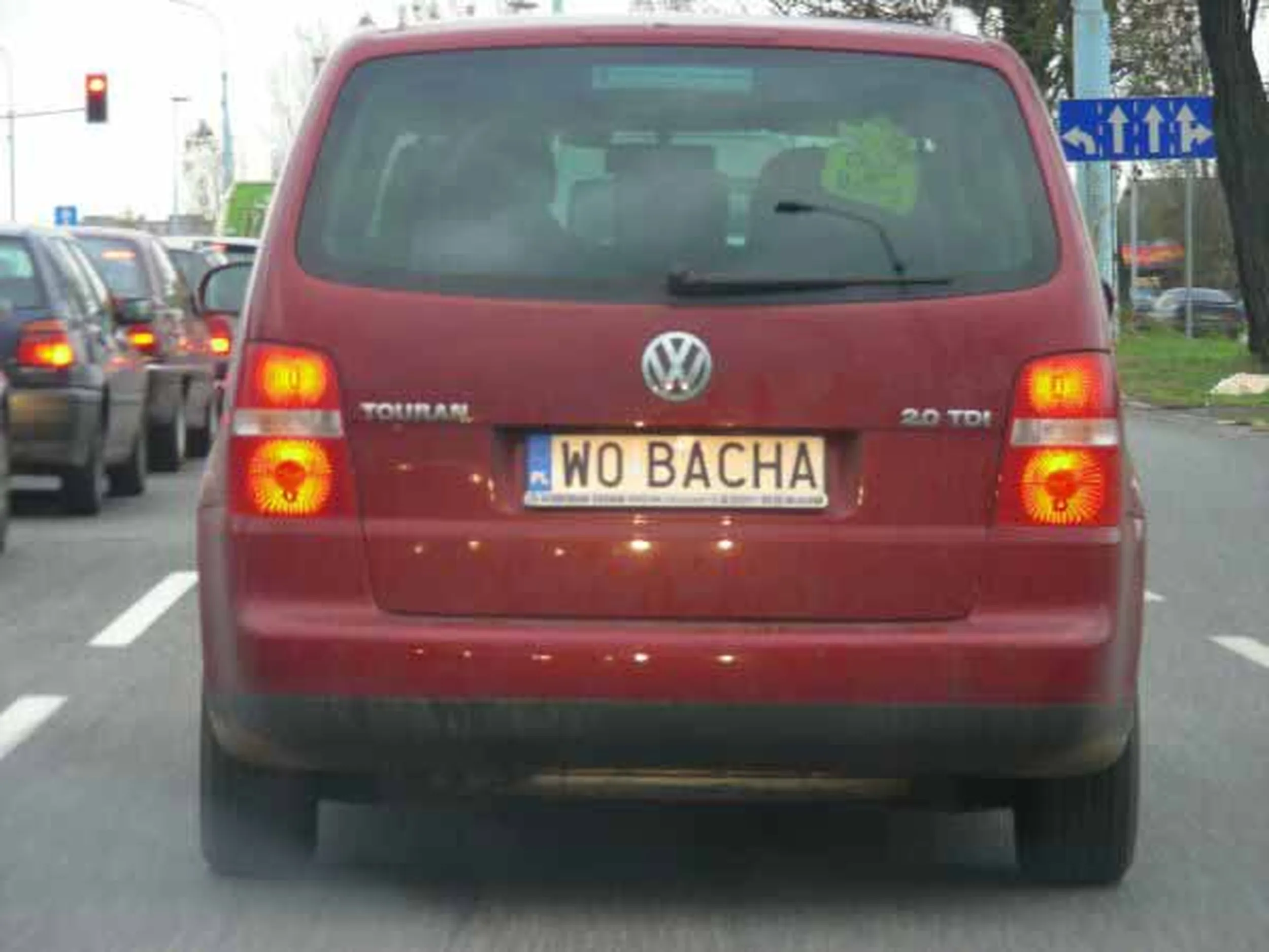 Fajny numer, blacha W0 BACHA