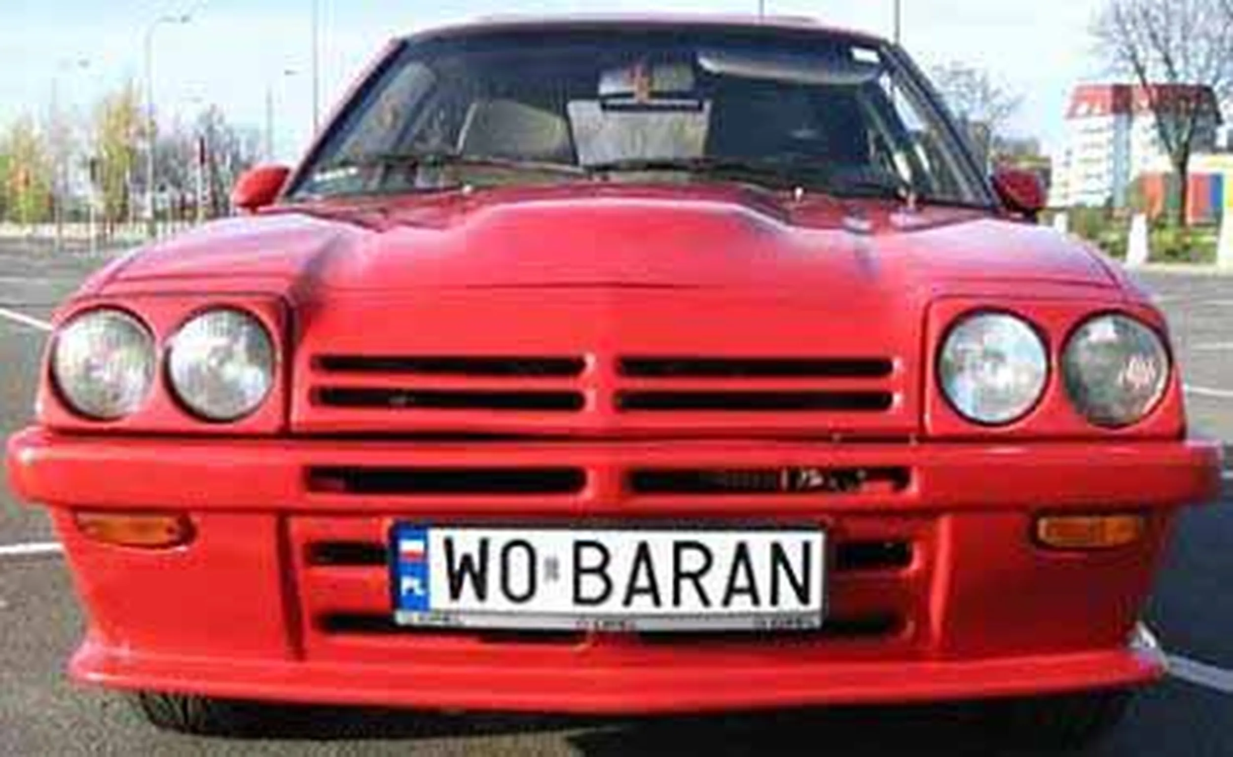 Fajny numer, blacha W0 BARAN