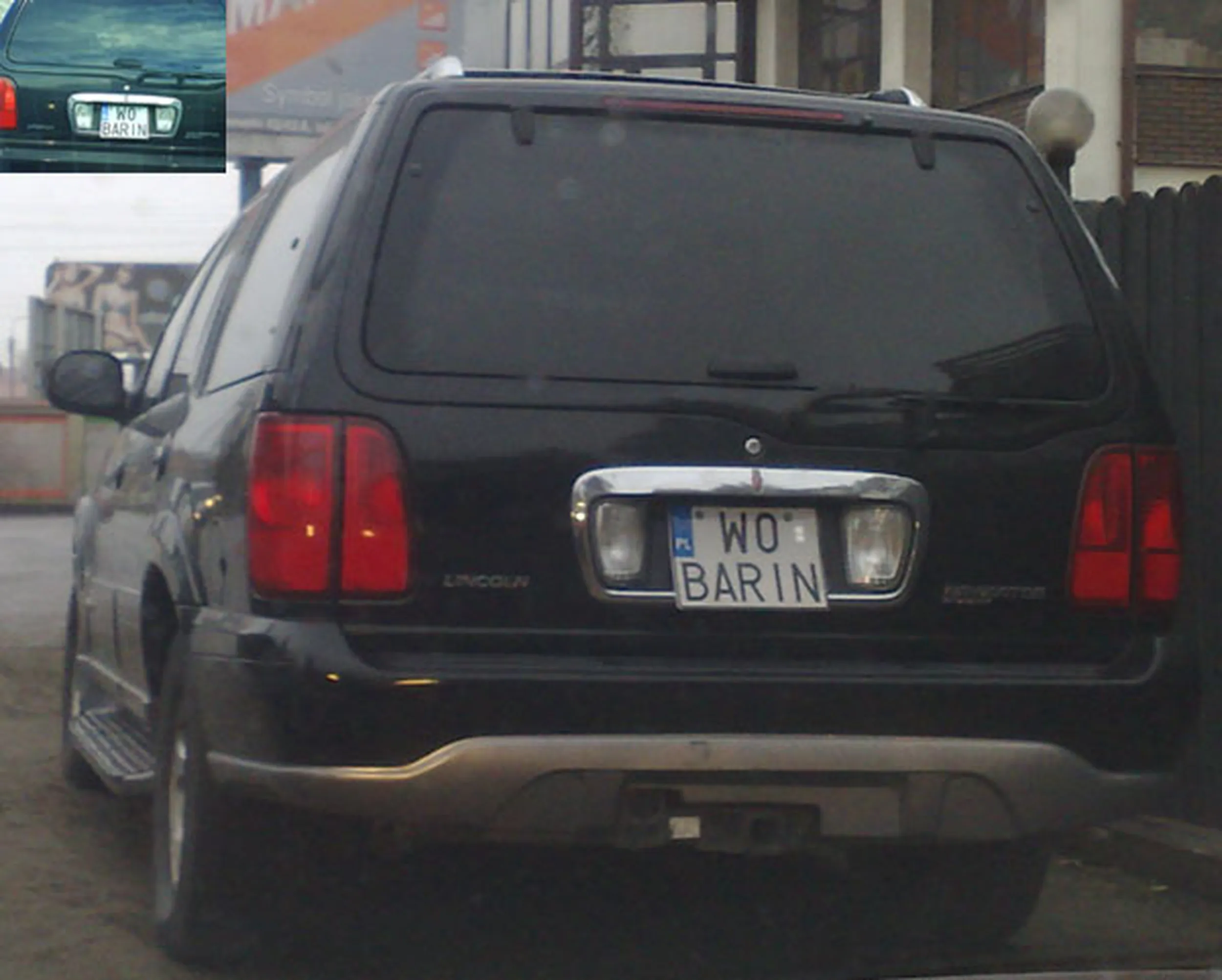 Fajny numer, blacha W0 BARIN